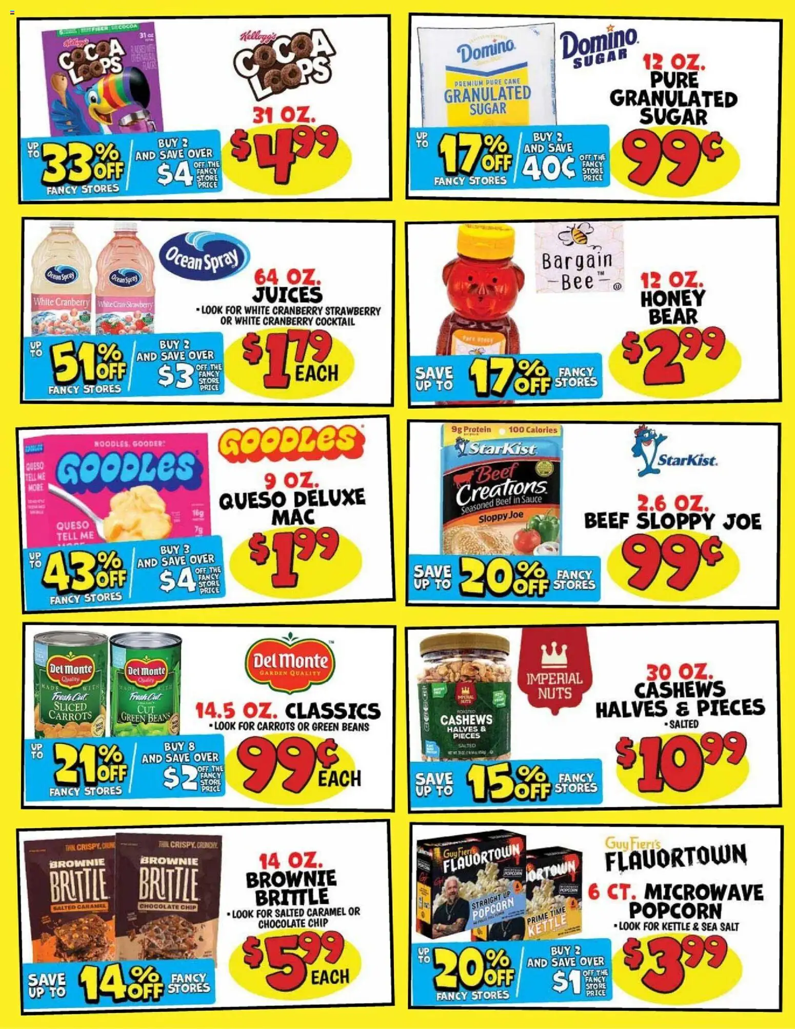 Ollie's Ad 2 - valid from 09/17/2026 | Page: 2 | Products: Honey, Nuts, Cashews, Beans