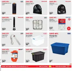 Preview of Home Hardware weekly flyer / circulaire from shop Home Hardware valid from Jul 2, 2026 | Page: 4 | Products: Fan, Box