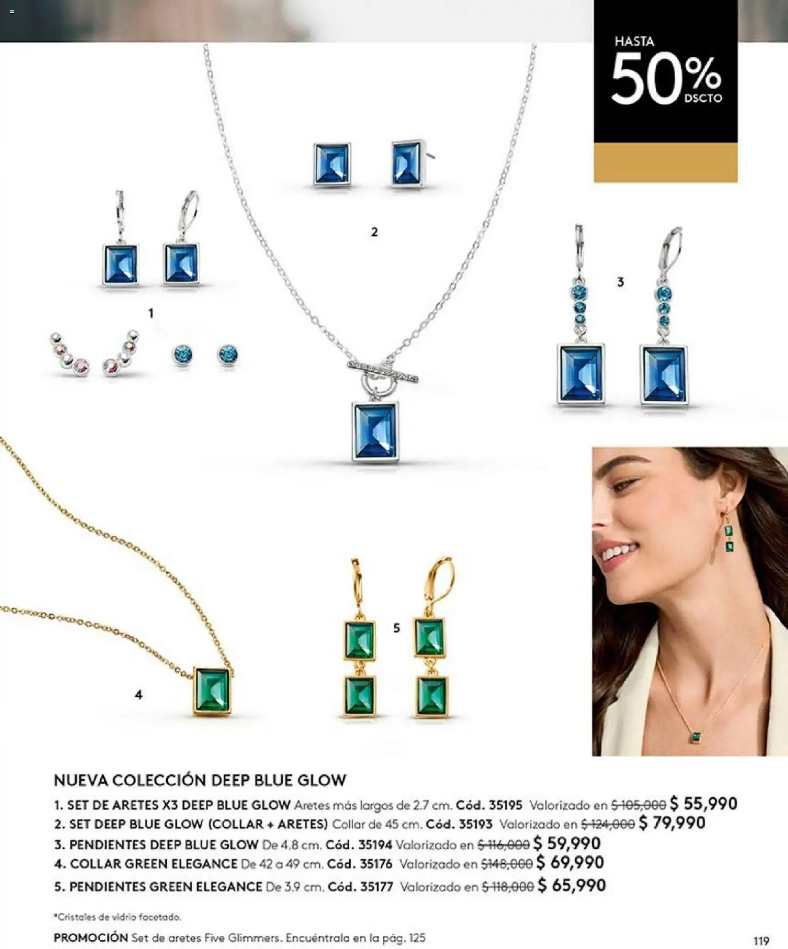 Ésika revista - valida desde el 04.05.2026 | Página: 121 | Productos: Aretes, Collar