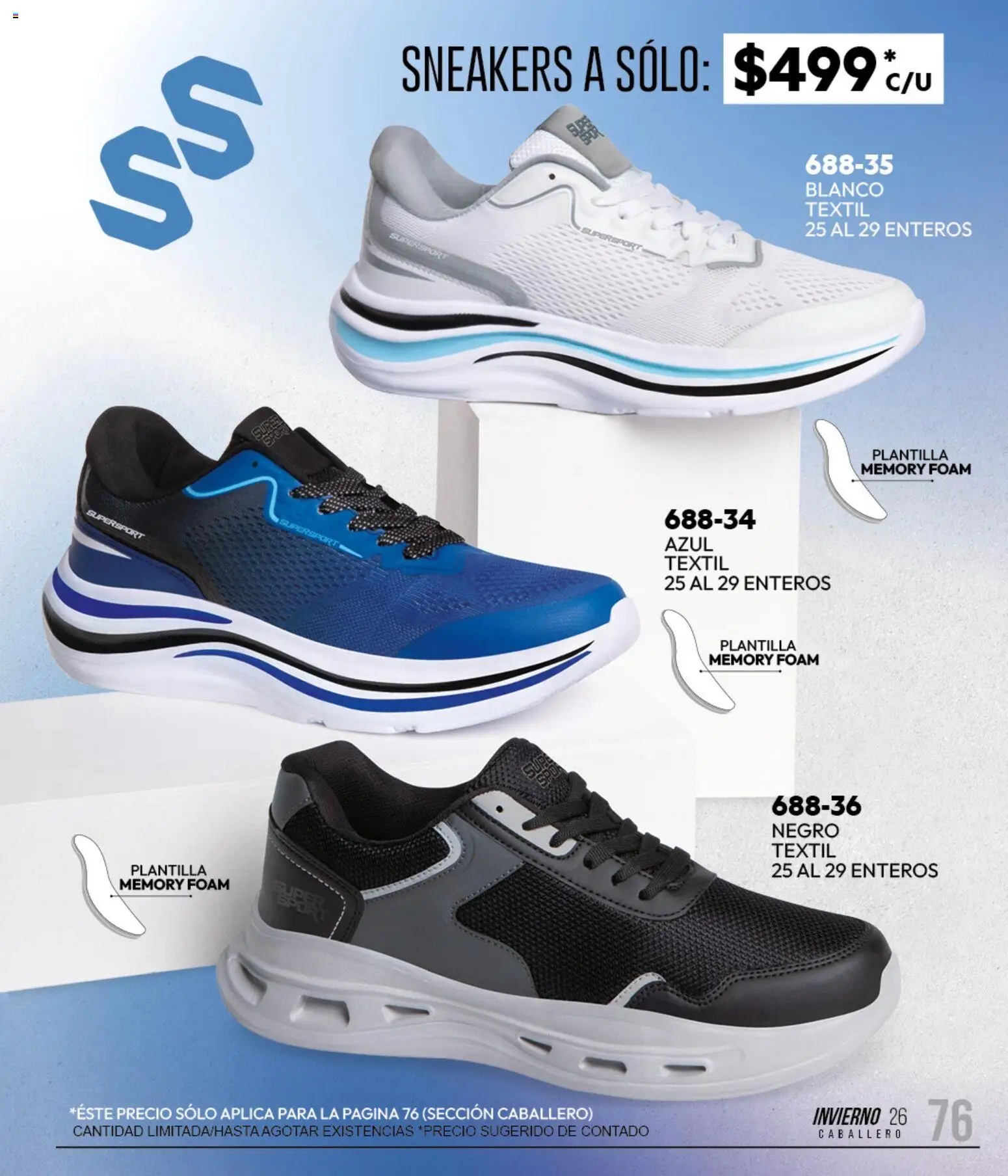 Nuevas ofertas de Cklass válidas en toda la República Mexicana desde el 11/09/2026. ¡Encuentra las mejores ofertas en Cklass catálogo Sportbrands Caballero Invierno! | Página: 89