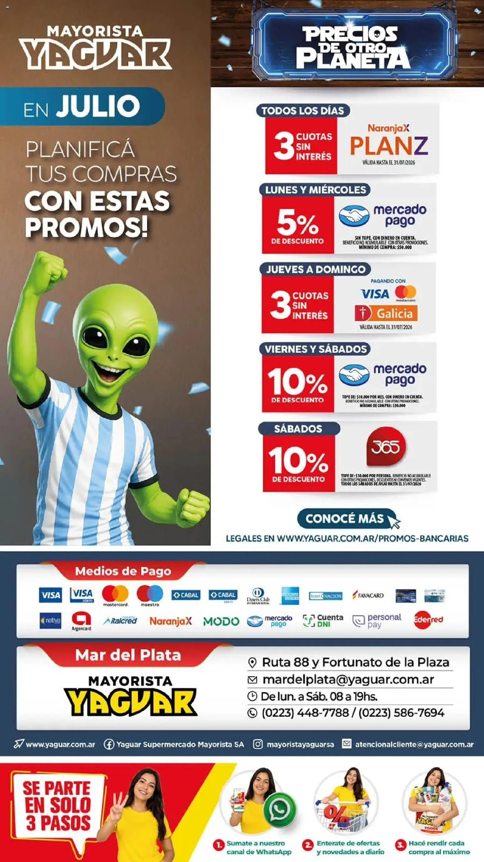 Yaguar - Oferta Semanal Mar del Plata │ válido desde el 13/07/2026 | Página: 18
