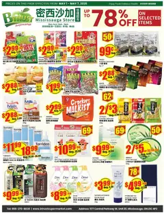 Preview of Btrust Supermarket weekly flyer - Mississauga from shop Btrust Supermarket valid from 01.05.2026 | Page: 1