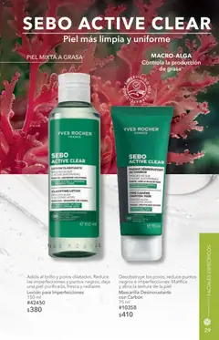 Vista previa de Yves Rocher campaña 10 2026, nuevo folleto de la tienda, válido en México a partir del 14/07/2026 | Página: 29 | Productos: Brillo, Loción, Radiante, Mascarilla