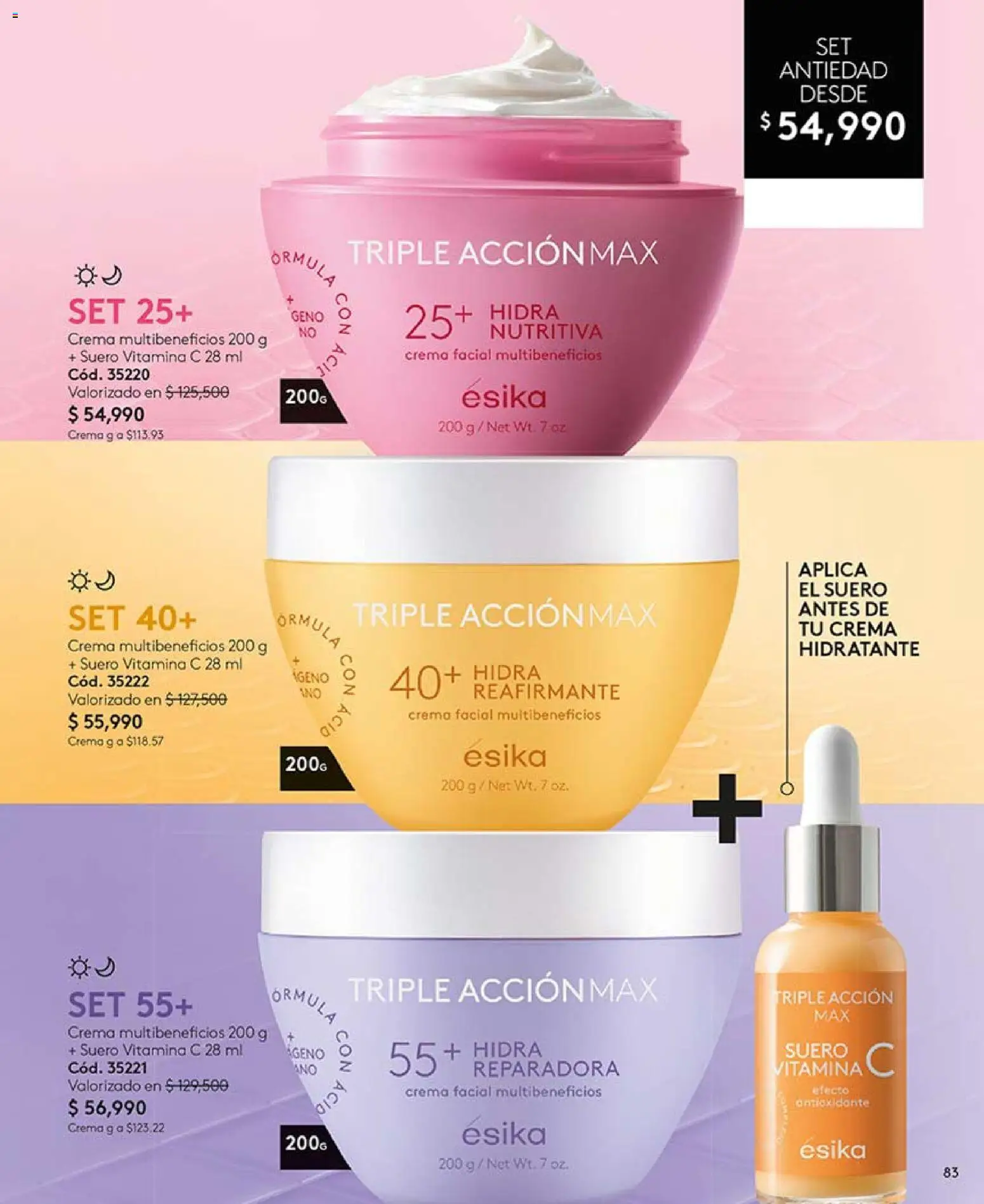 Ésika revista - valida desde el 13.03.2026 | Página: 83 | Productos: Crema