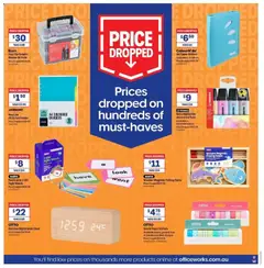 Preview of Officeworks - Beacon Deals - valid from 12/07/2026 | Page: 16 | Products: Highlighter, Clock, Digital, Game