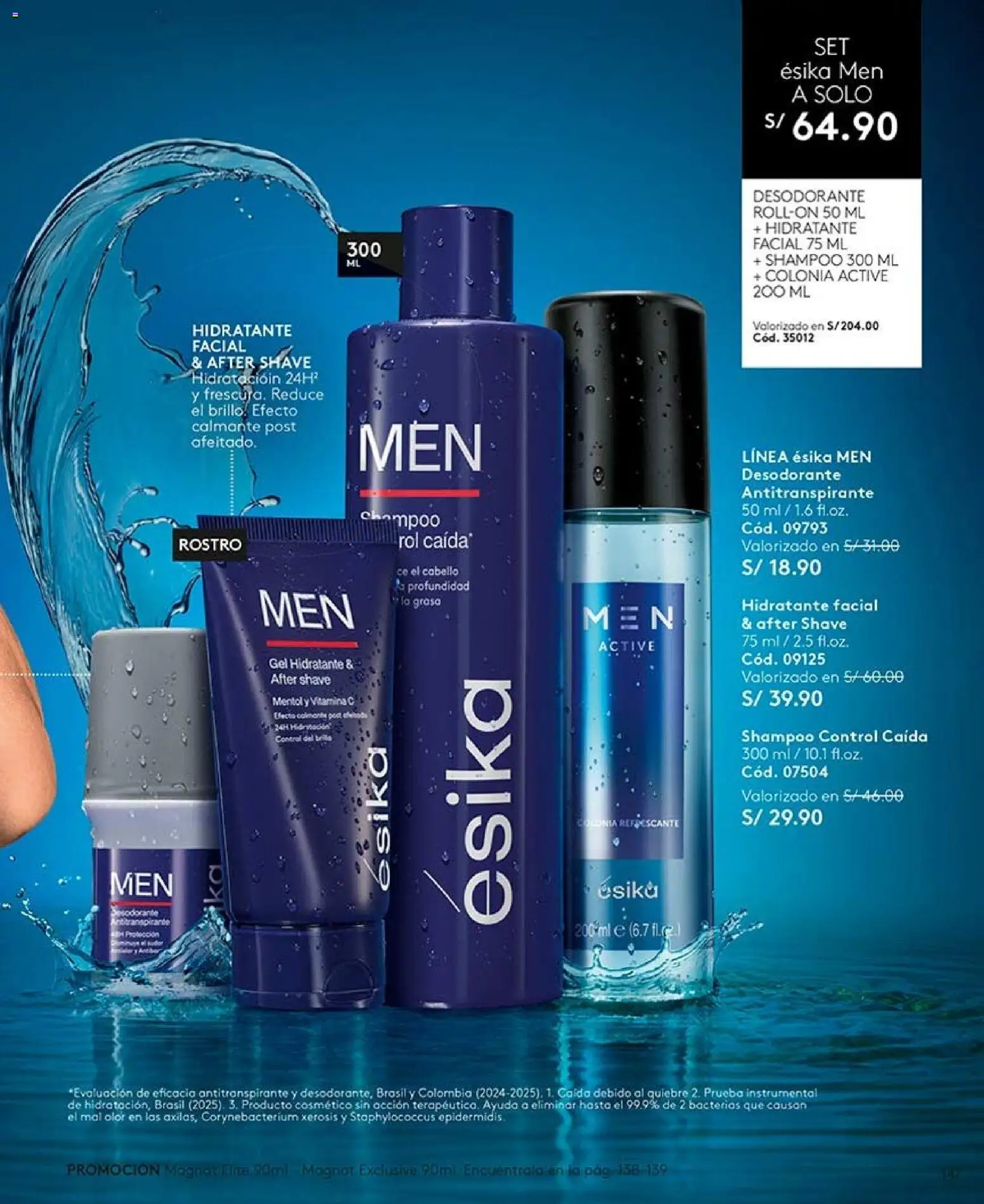 Catálogo Ésika válido desde 22/08/2026 | Página: 147 | Productos: Shampoo, Desodorante, Antitranspirante