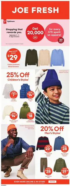 Preview of Atlantic Superstore weekly flyer / circulaire from shop Atlantic Superstore valid from Sep 3, 2026 | Page: 27 | Products: Dress, Sweater, Hoodie, Vest