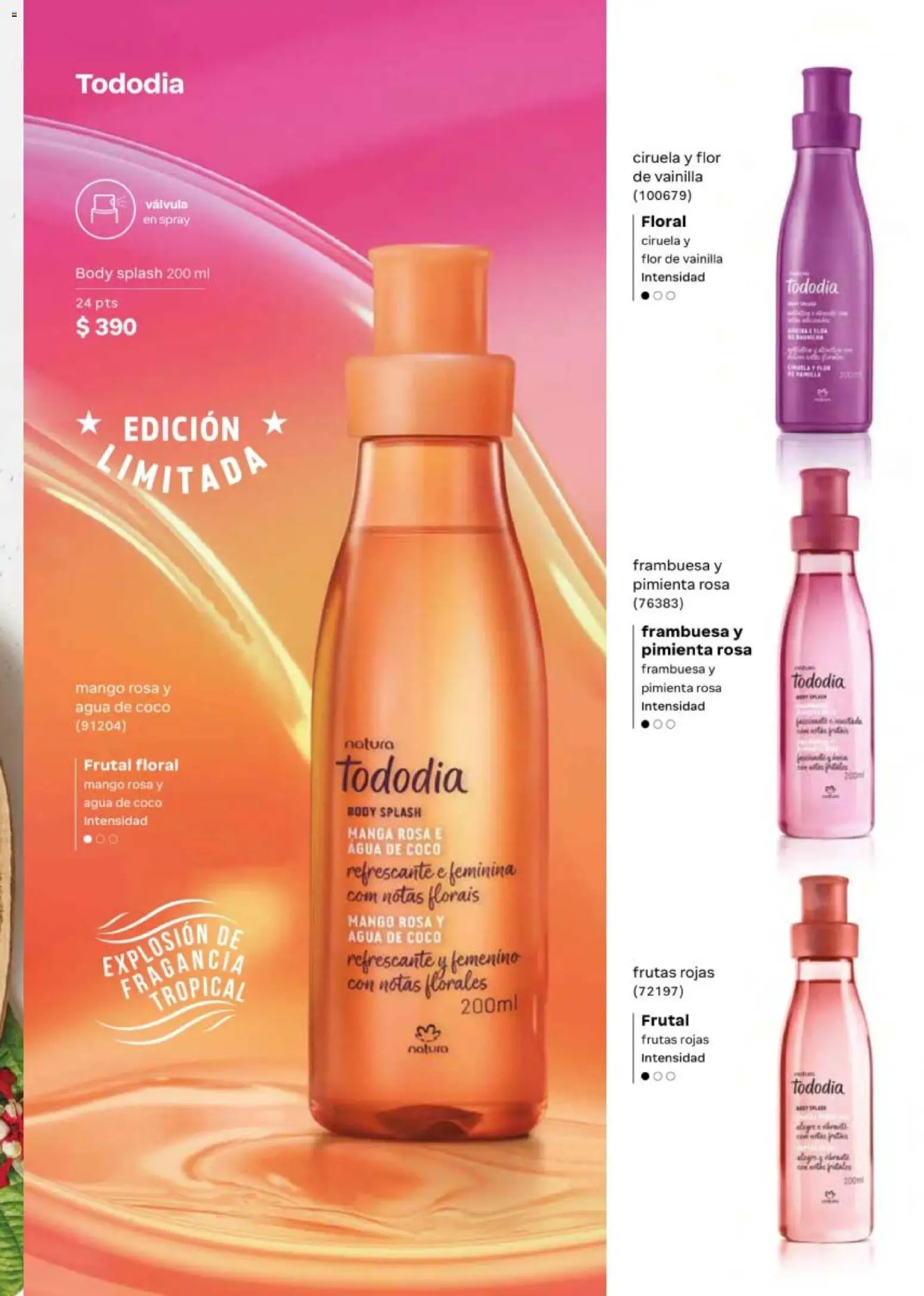Nuevas ofertas de Natura válidas en toda la República Mexicana desde el 08.05.2026. ¡Encuentra las mejores ofertas en Natura campaña 8 2026! | Página: 51 | Productos: Mango, Manga, Body, Fragancia