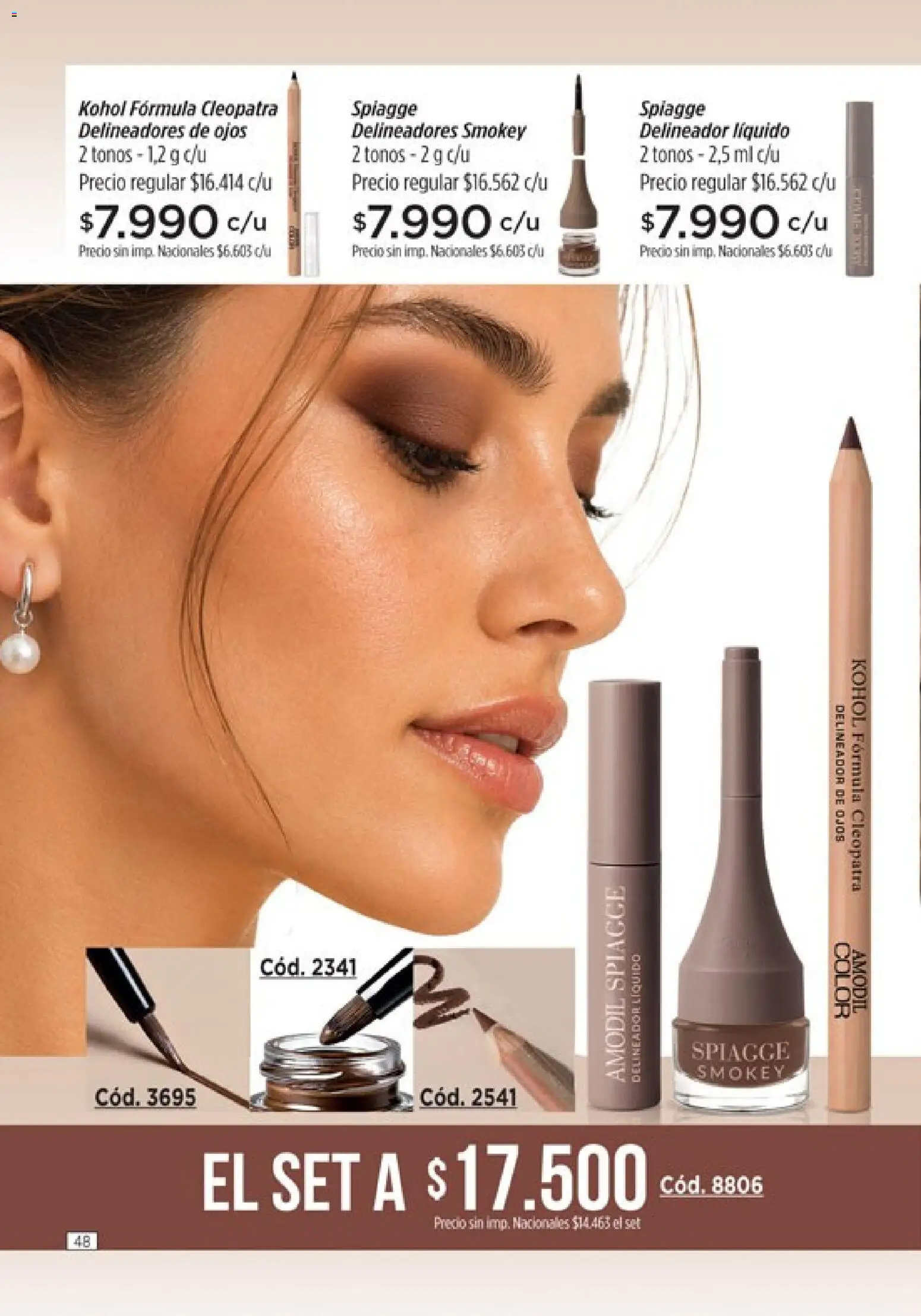 Catálogo Amodil Campaña 14 │ válido desde el 07/08/2026 | Página: 48 | Productos: Delineador de ojos, Delineador