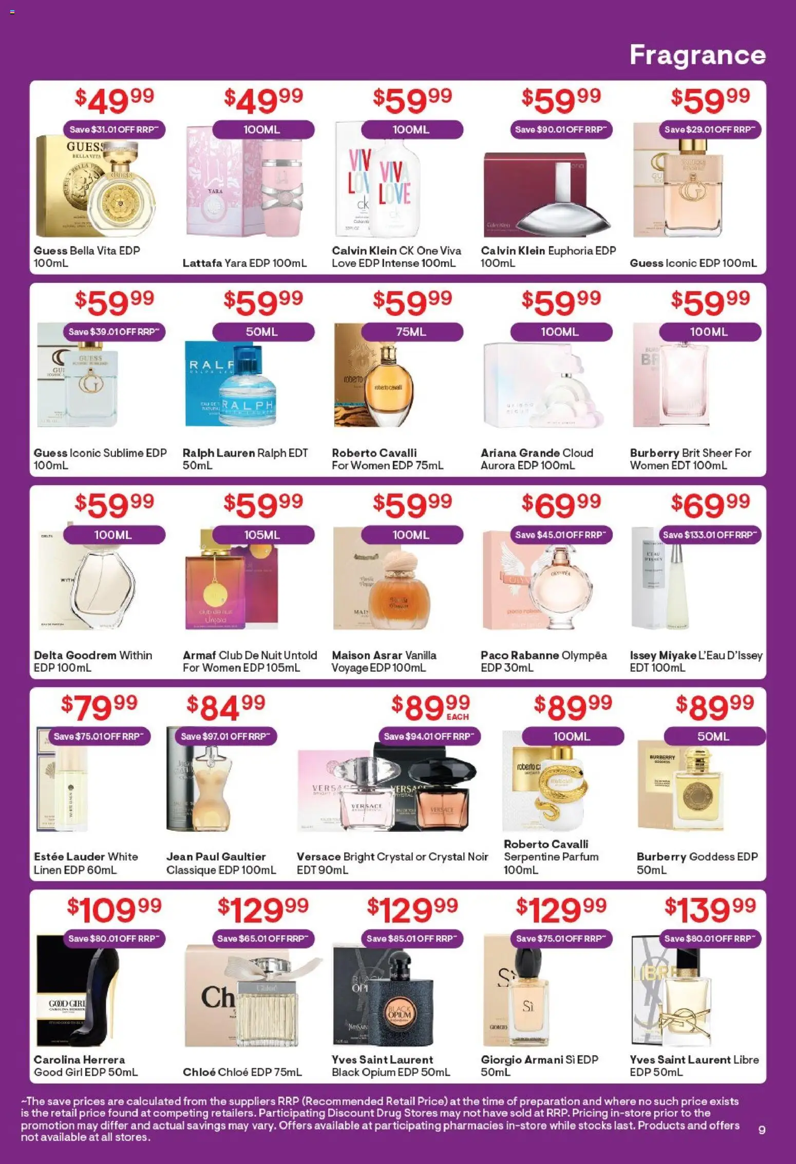 Discount Drug Stores catalogue - valid from 24/08/2026 | Page: 10 | Products: Fragrance, Linen, Vanilla