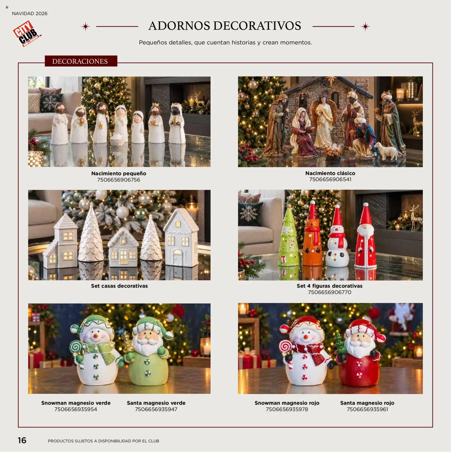 Nuevas ofertas de City Club válidas en toda la República Mexicana desde el 02/10/2026. ¡Encuentra las mejores ofertas en City Club Catálogo Navideño! | Página: 16