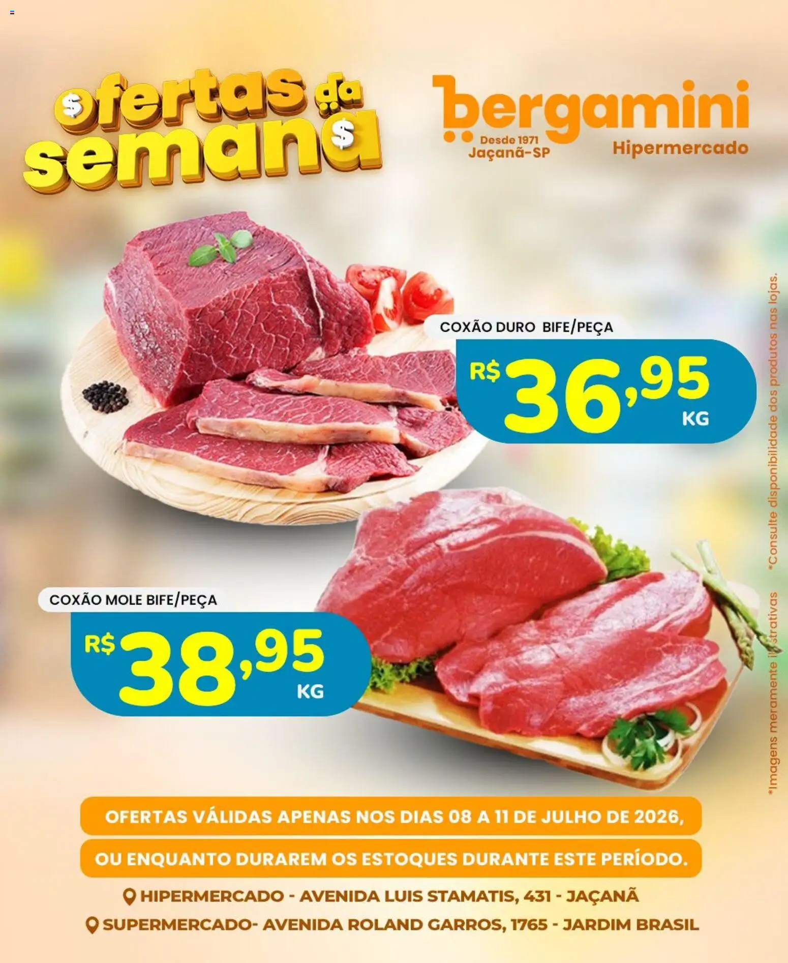 Supermercado Bergamini Folheto - válido de 08/07/2026 | Página: 1