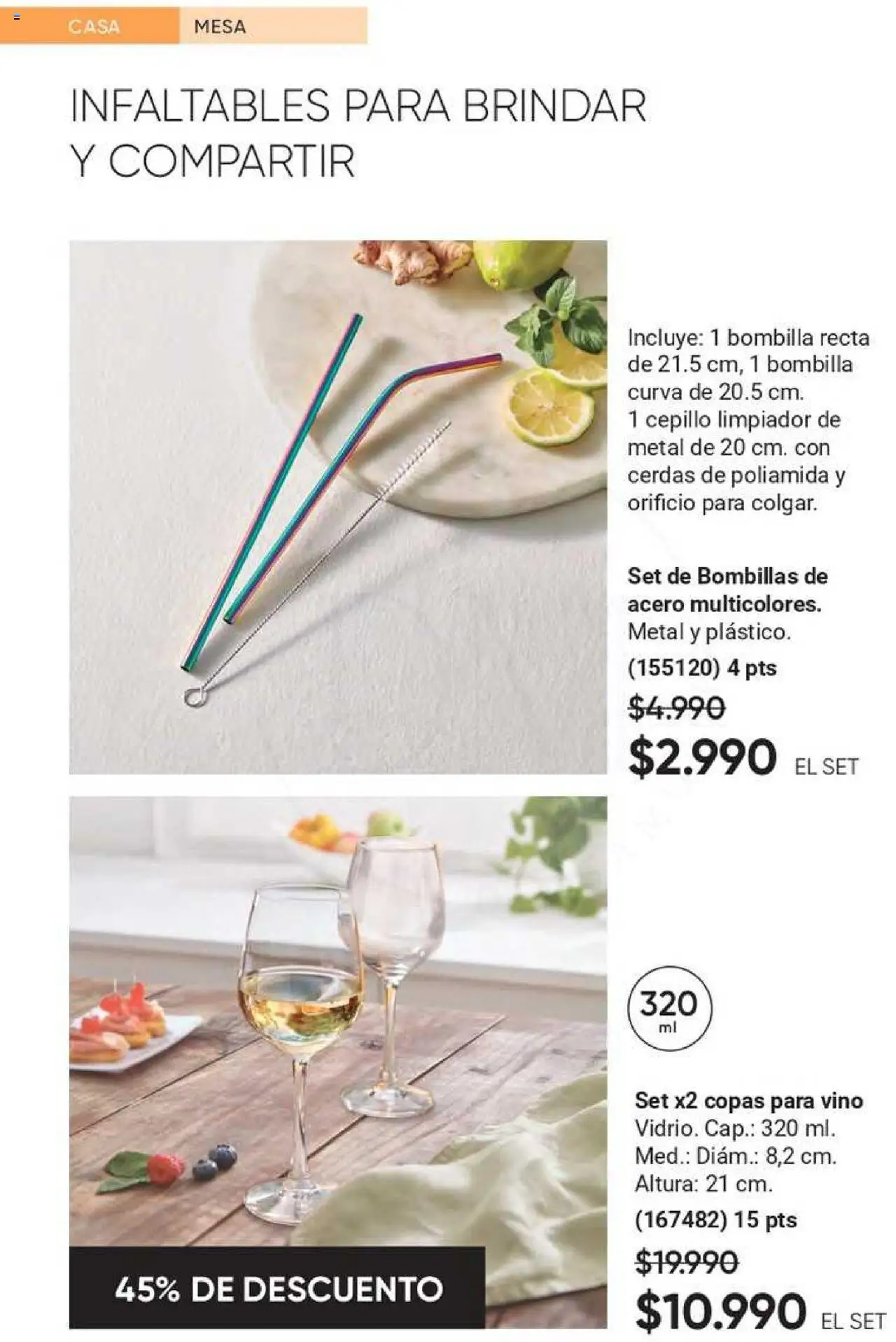 Catálogo AVON Fashion & Home │ válido desde el 26.06.2025 | Página: 17 | Productos: Bombilla, Limpiador, Mesa, Vino
