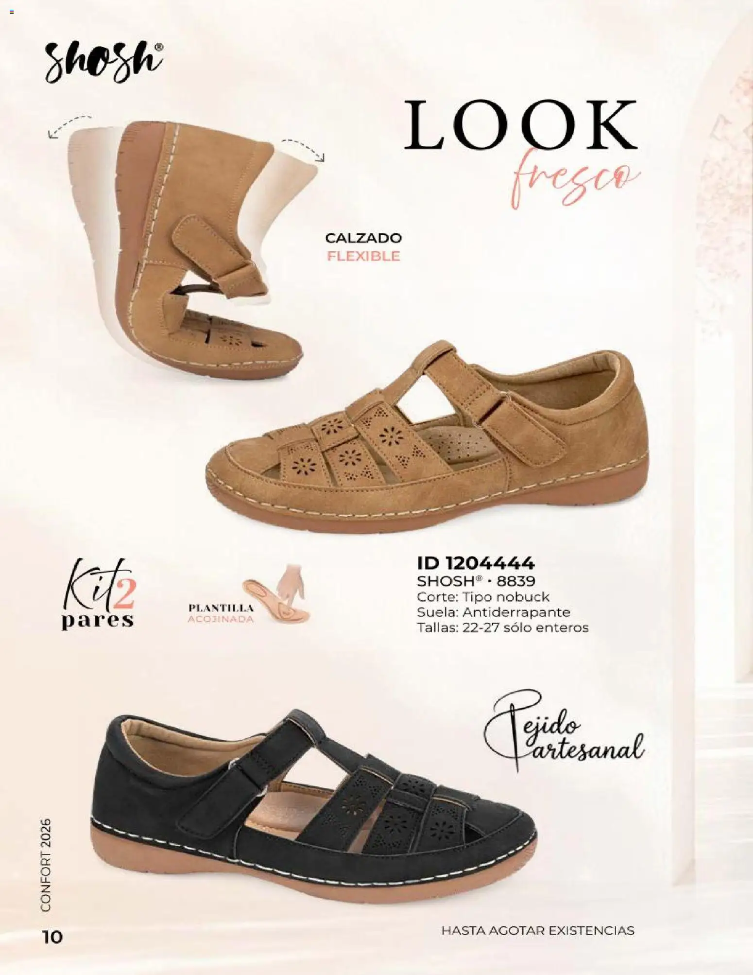 Nuevas ofertas de Price Shoes válidas en toda la República Mexicana desde el 23.04.2026. ¡Encuentra las mejores ofertas en Price Shoes catálogo Especial Confort! | Página: 10 | Productos: Flexible