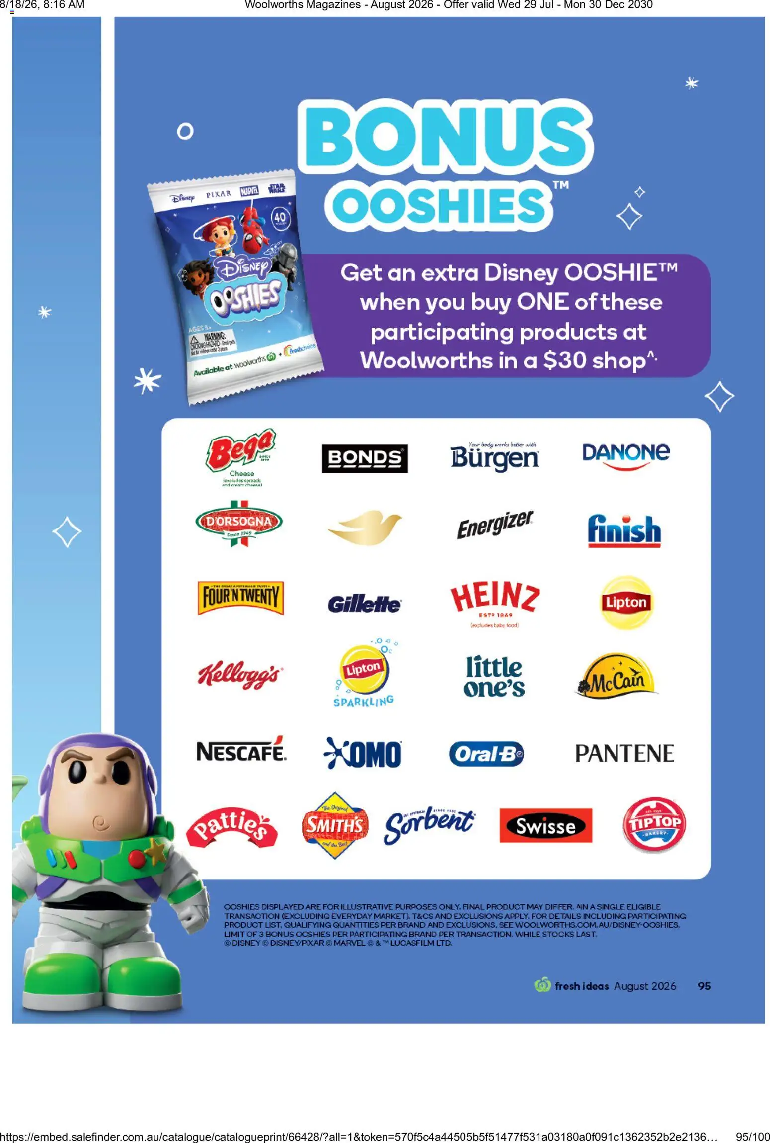 Woolworths catalogue - valid from 01/08/2026 | Page: 95 | Products: Food, Cheese, Baby food, Bakery
