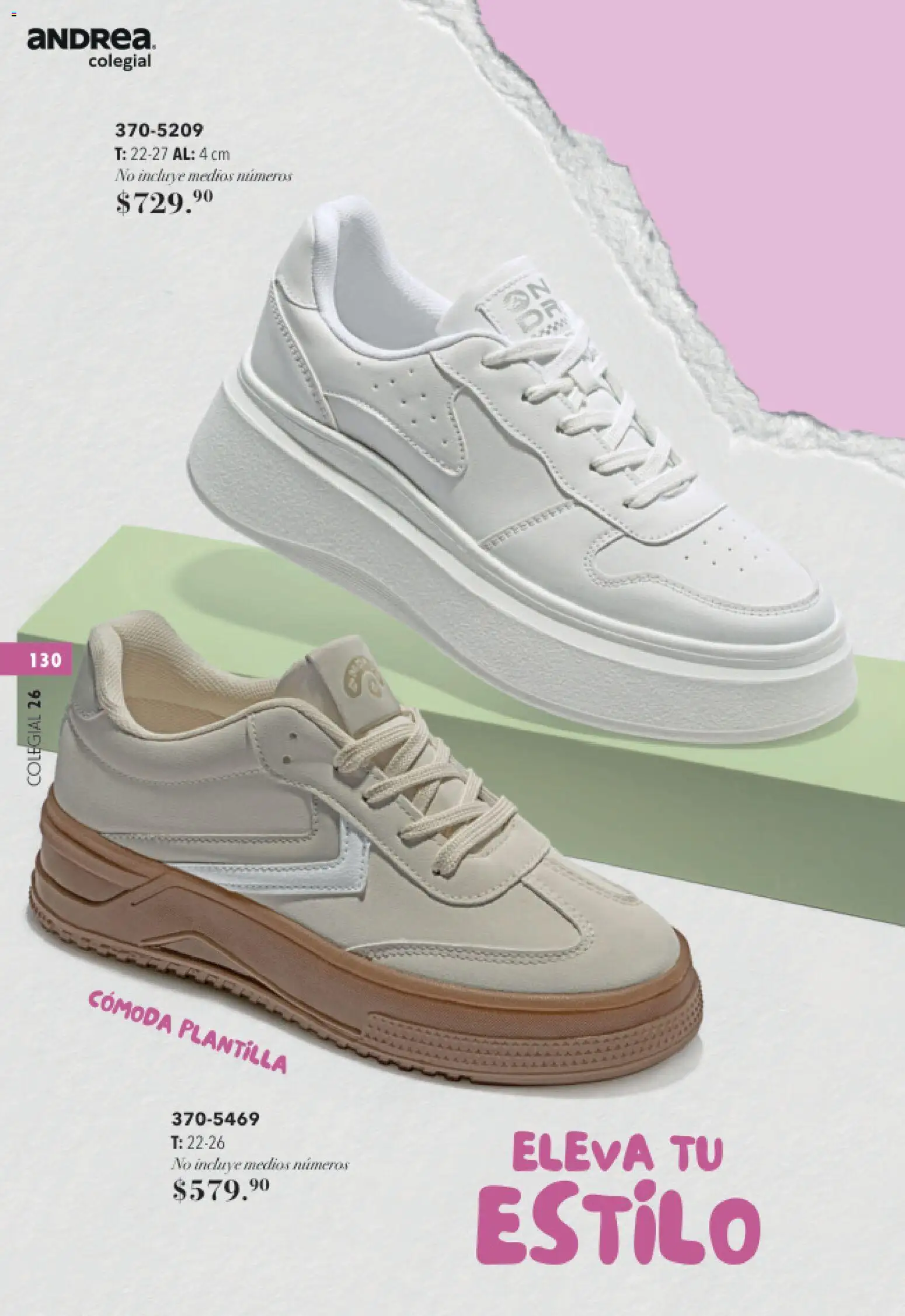 Nuevas ofertas de Andrea válidas en toda la República Mexicana desde el 23/05/2026. ¡Encuentra las mejores ofertas en Andrea catálogo Colegial! | Página: 130 | Productos: Cómoda
