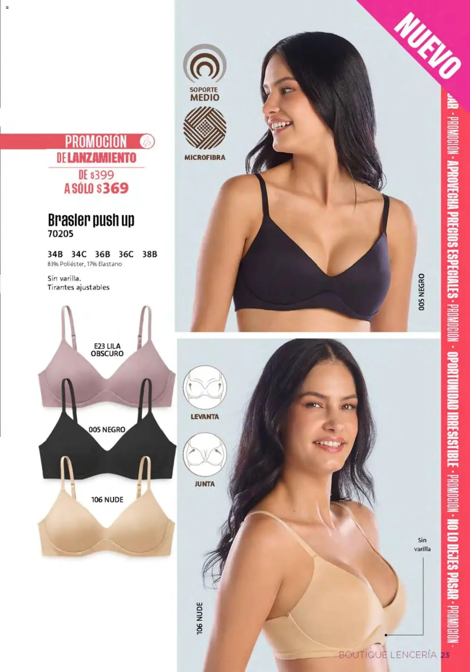Nuevas ofertas de Ilusión válidas en toda la República Mexicana desde el 01/10/2026. ¡Encuentra las mejores ofertas en Ilusión catálogo Invierno! | Página: 25 | Productos: Tirantes, Lenceria