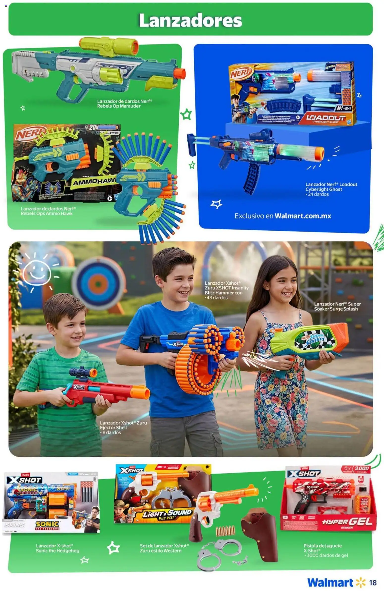 Nuevas ofertas de Walmart válidas en toda la República Mexicana desde el 16/10/2026. ¡Encuentra las mejores ofertas en Walmart folleto Juguetilandia! | Página: 18
