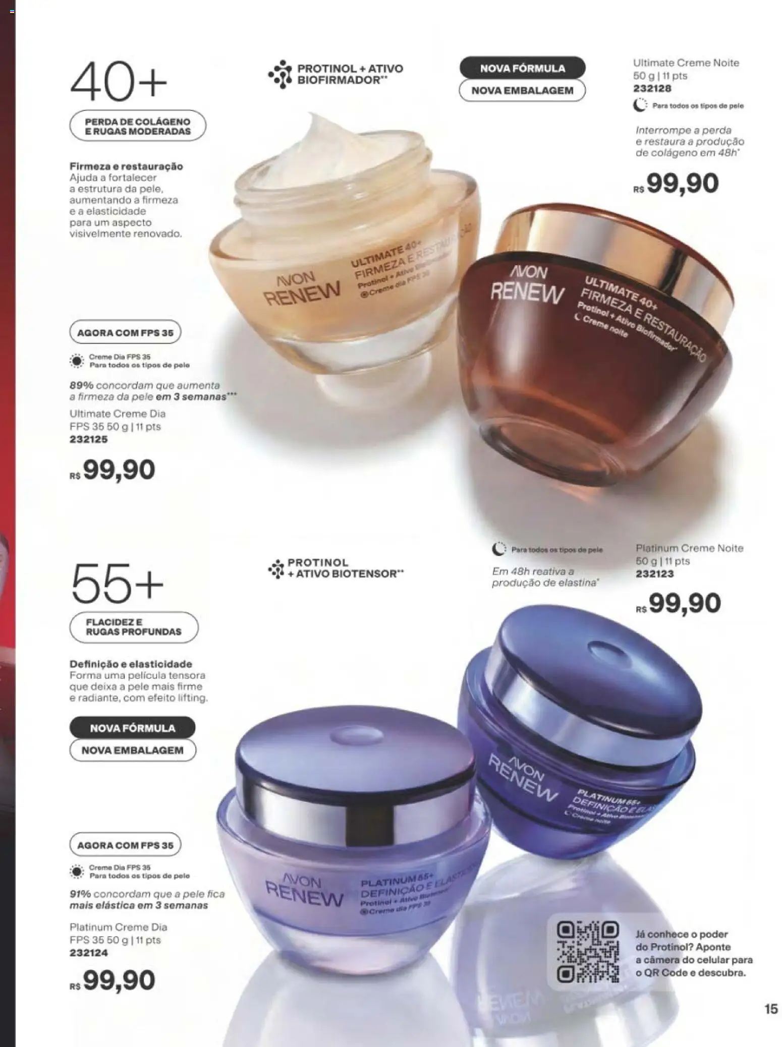 Avon Folheto - válido de 01/09/2026 | Página: 15 | Produtos: Colágeno, Celular, Creme, Câmera