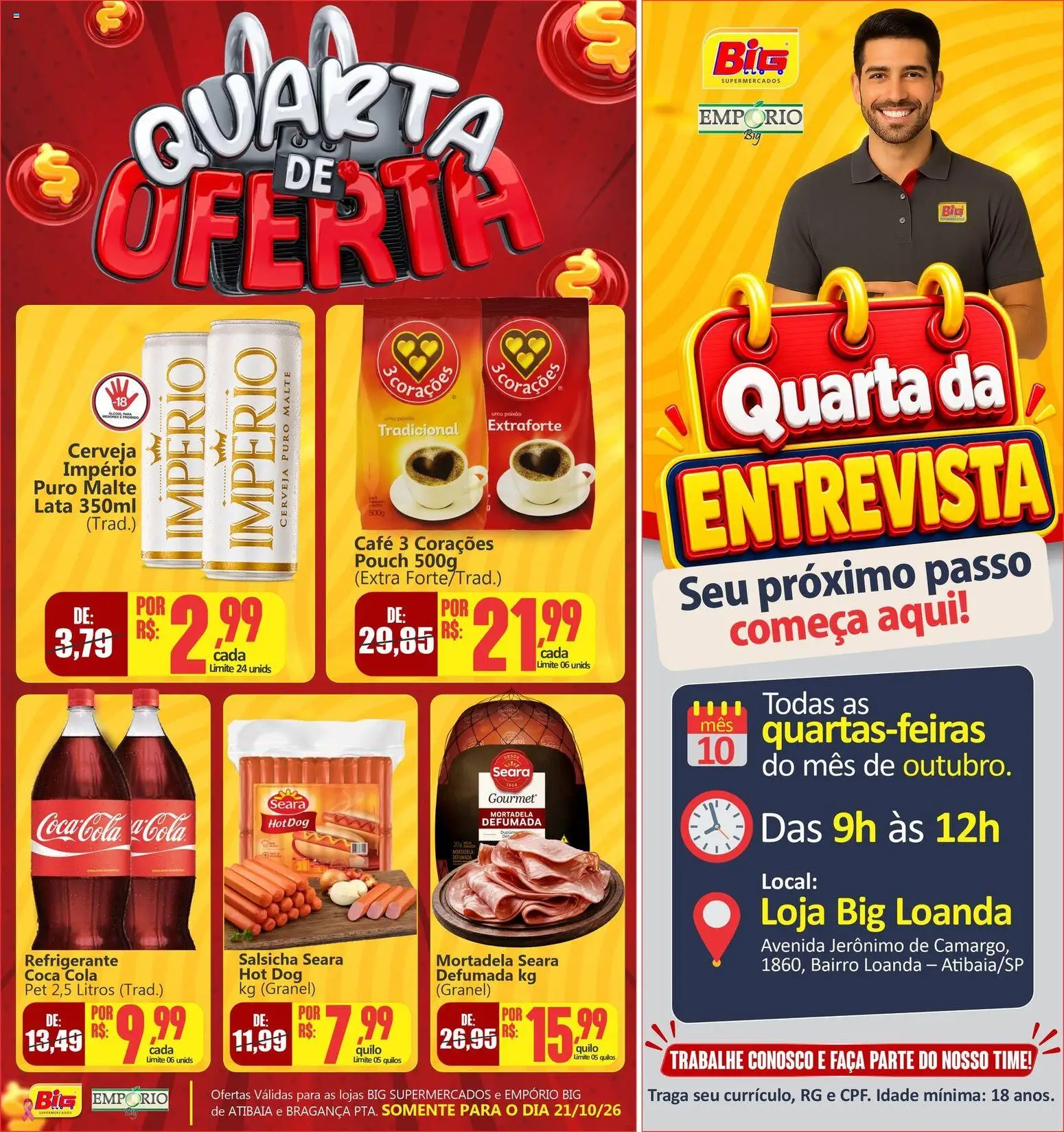 Big Supermercados Folheto - válido de 21/10/2026 | Página: 1