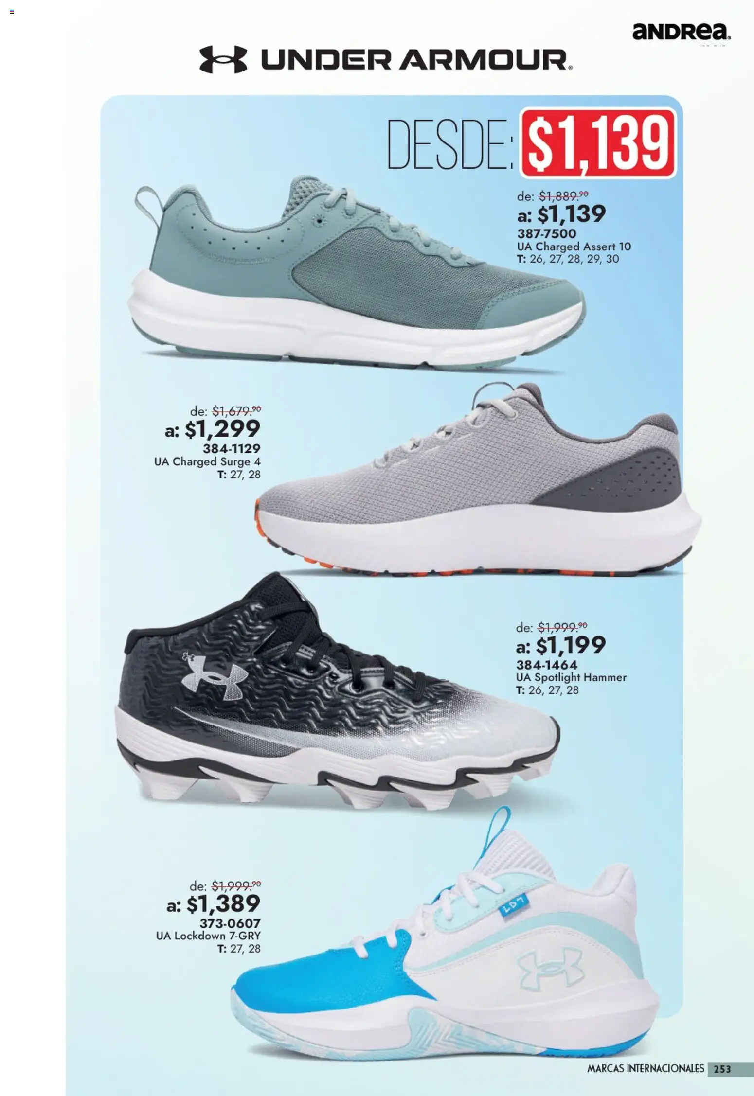 Nuevas ofertas de Andrea válidas en toda la República Mexicana desde el 13/09/2026. ¡Encuentra las mejores ofertas en Andrea catálogo Outlet! | Página: 253