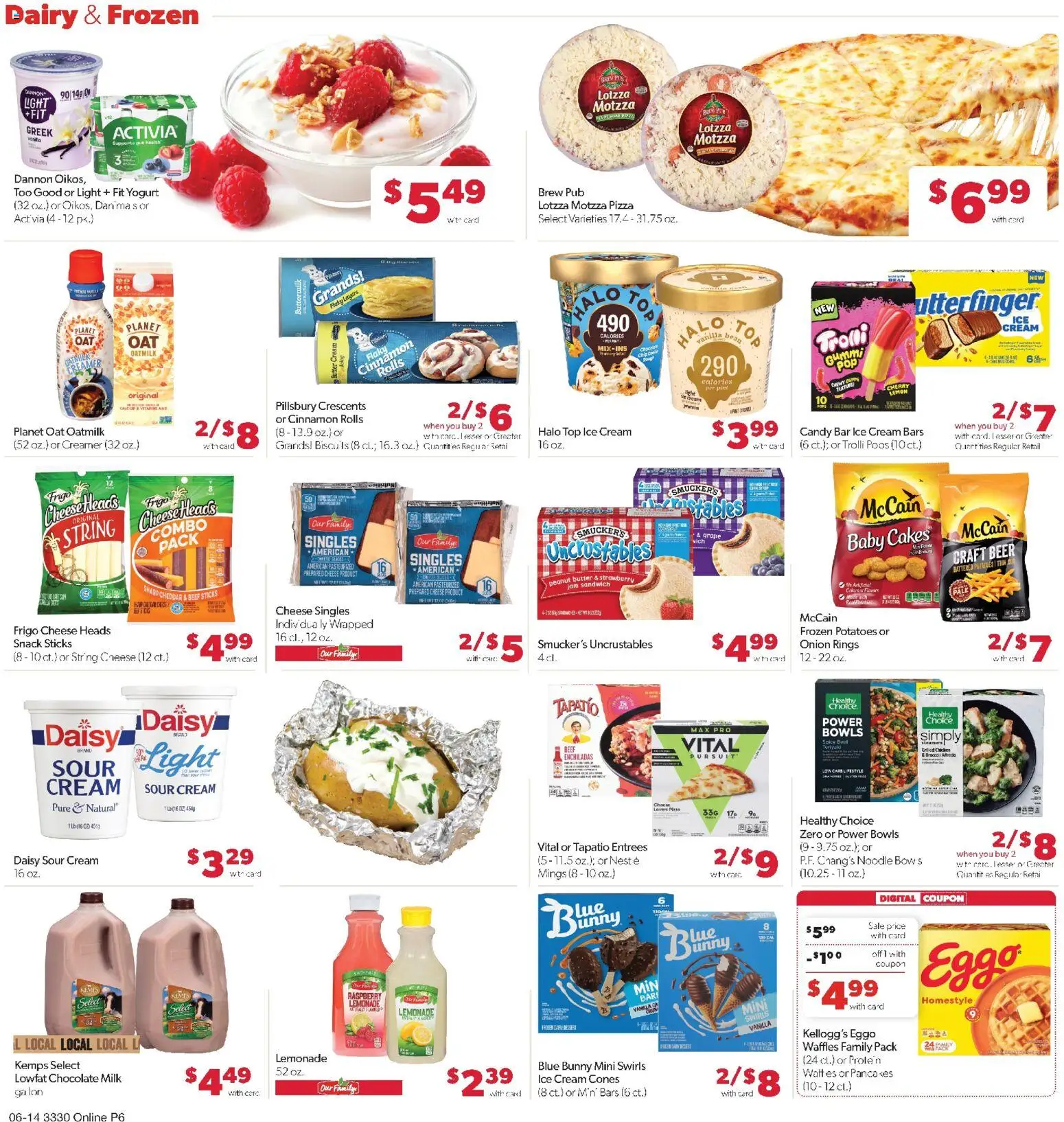 Family Fare Weekly Ad - MN - valid from 14.06.2026 | Page: 12 | Products: Butter, Chocolate, Ice cream, Onion