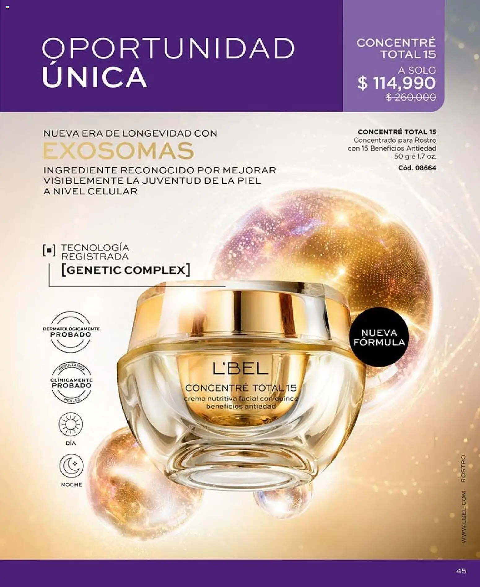 L'Bel revista - valida desde el 30/10/2026 | Página: 45 | Productos: Crema