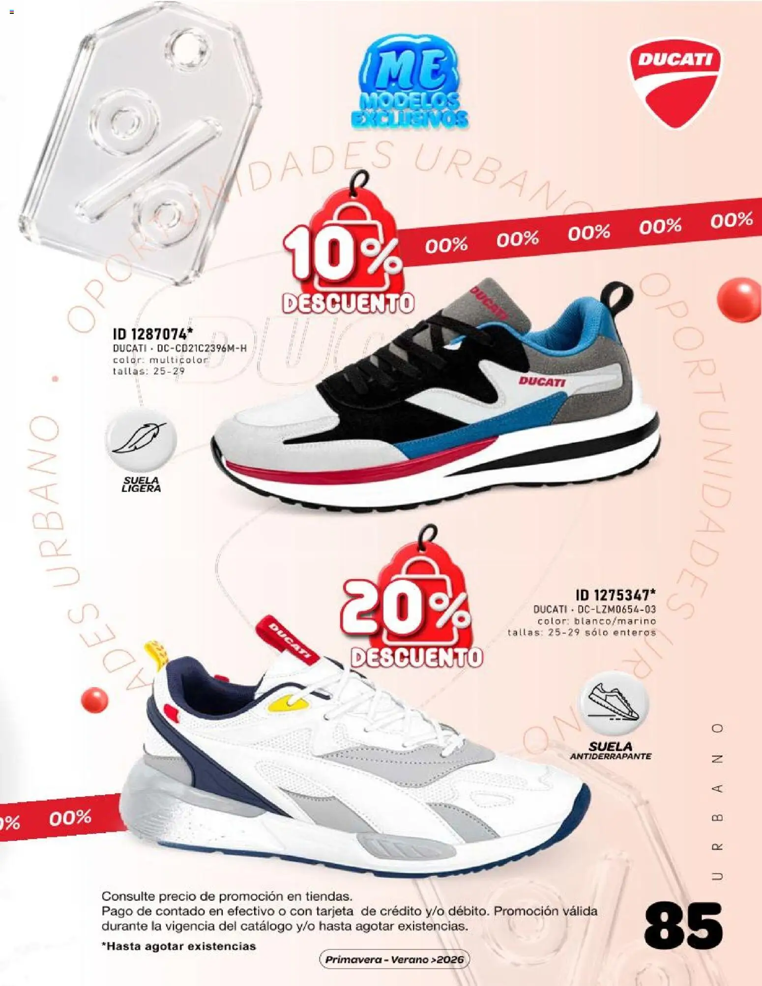 Nuevas ofertas de Price Shoes válidas en toda la República Mexicana desde el 03/07/2026. ¡Encuentra las mejores ofertas en Price Shoes catálogo Oportunidades Urbano! | Página: 85