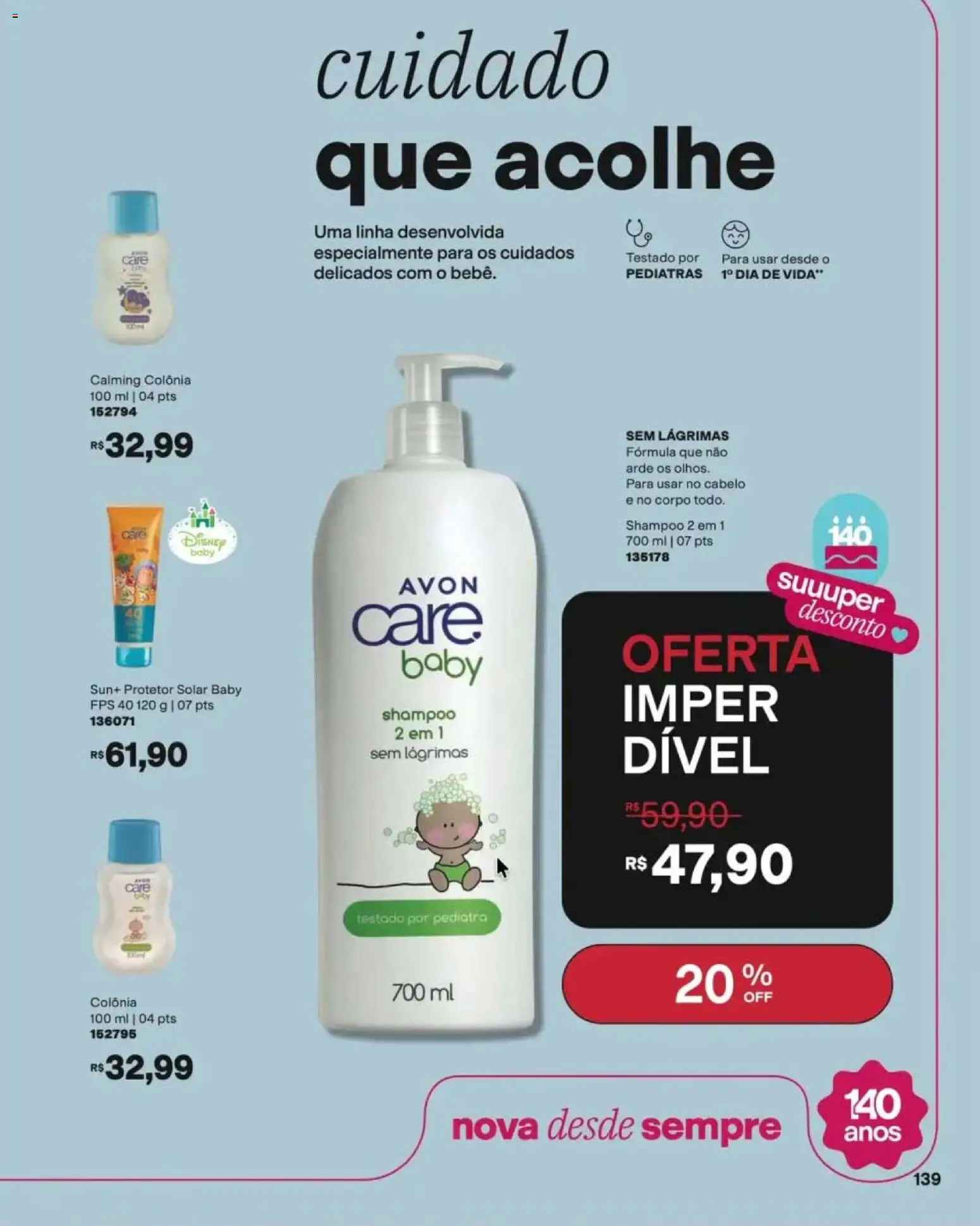 Avon Folheto - válido de 12/10/2026 | Página: 141 | Produtos: Shampoo, Protetor solar