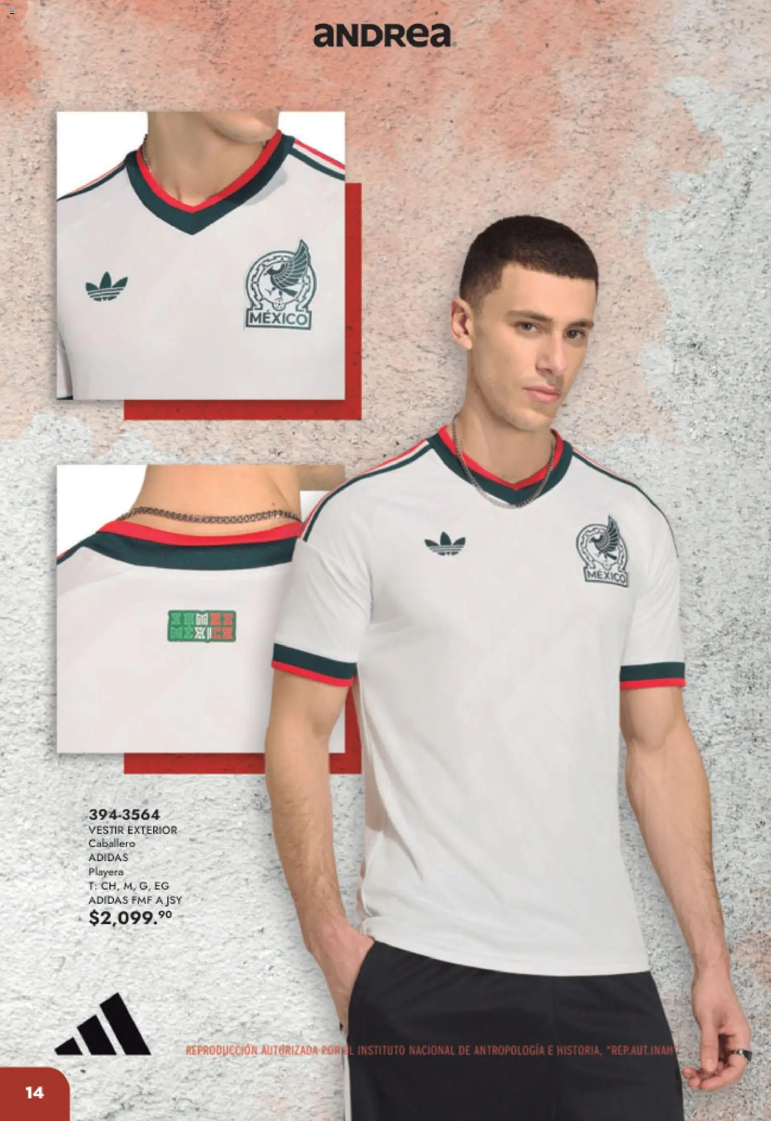 Nuevas ofertas de Andrea válidas en toda la República Mexicana desde el 17.05.2026. ¡Encuentra las mejores ofertas en Andrea catálogo Listos para ganar! | Página: 14 | Productos: Playera
