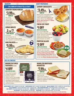Preview of Central Market weekly ads valid from 07/08/2026 | Page: 6 | Products: Bakery, Sugar, Sausage, Croissants