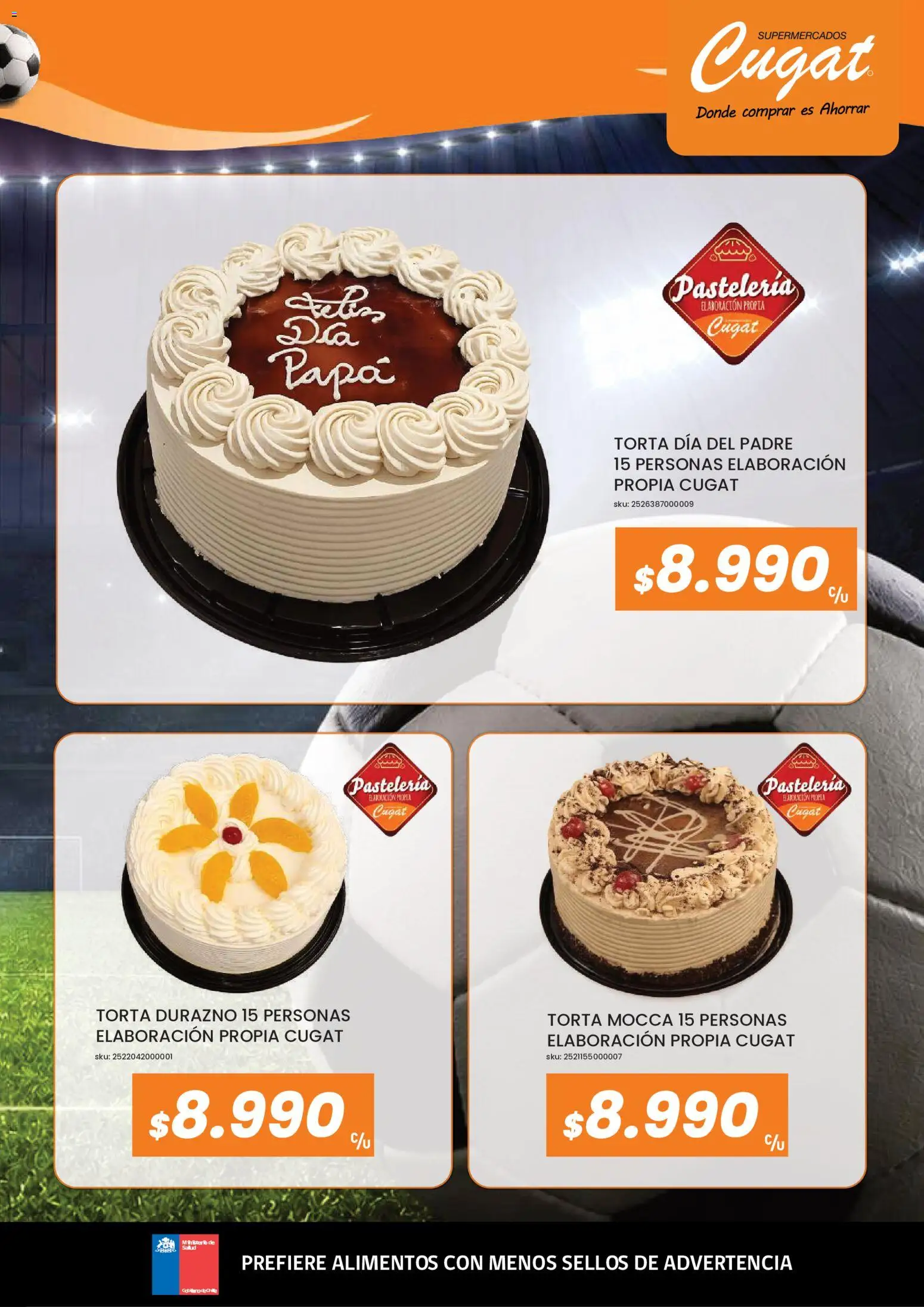 Cugat Ofertas │ válido desde el 15.06.2026 | Página: 23 | Productos: Torta, Papa, Durazno