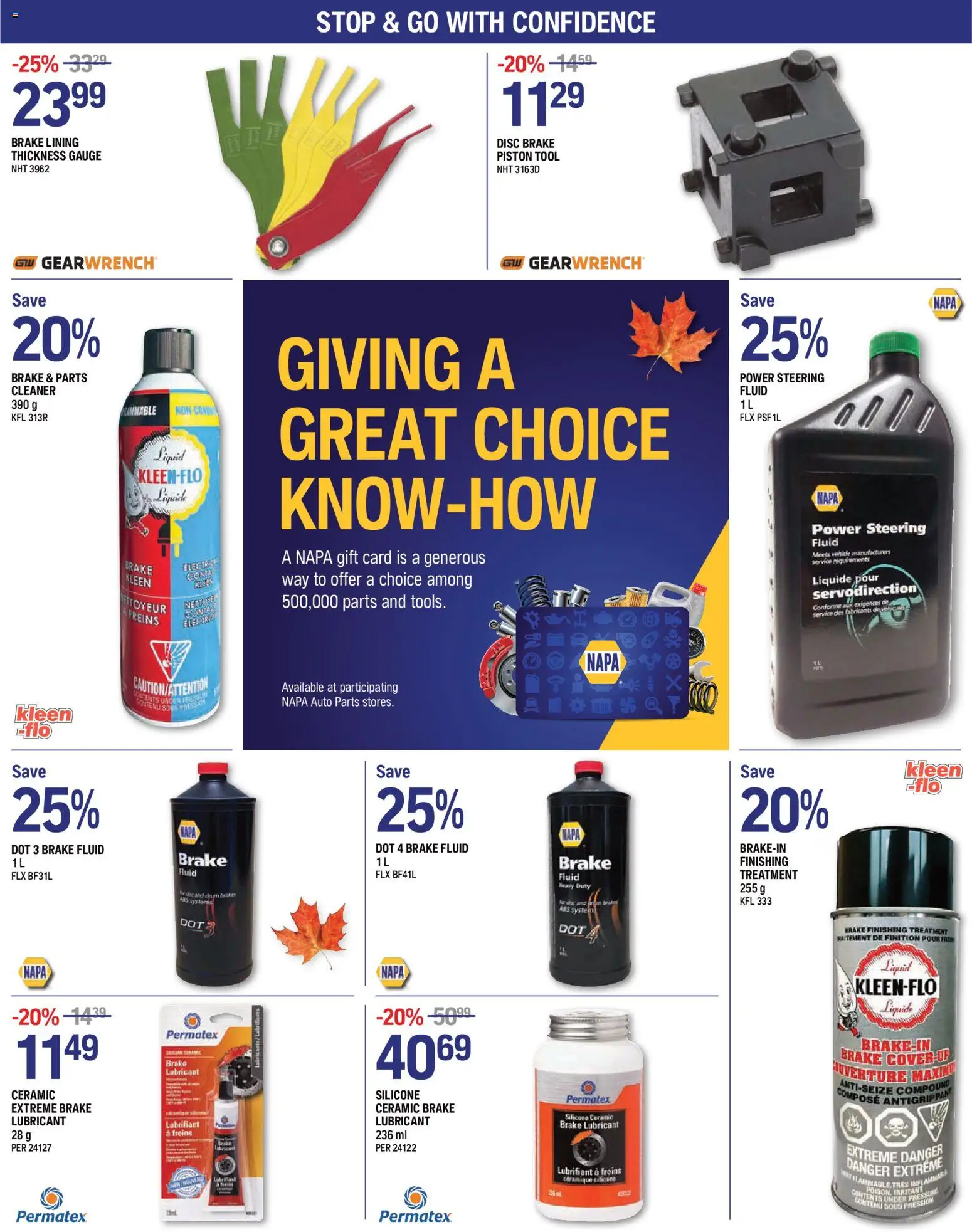 NAPA Auto Parts flyer valid from Oct 1, 2026 | Page: 6 | Products: Lubricant