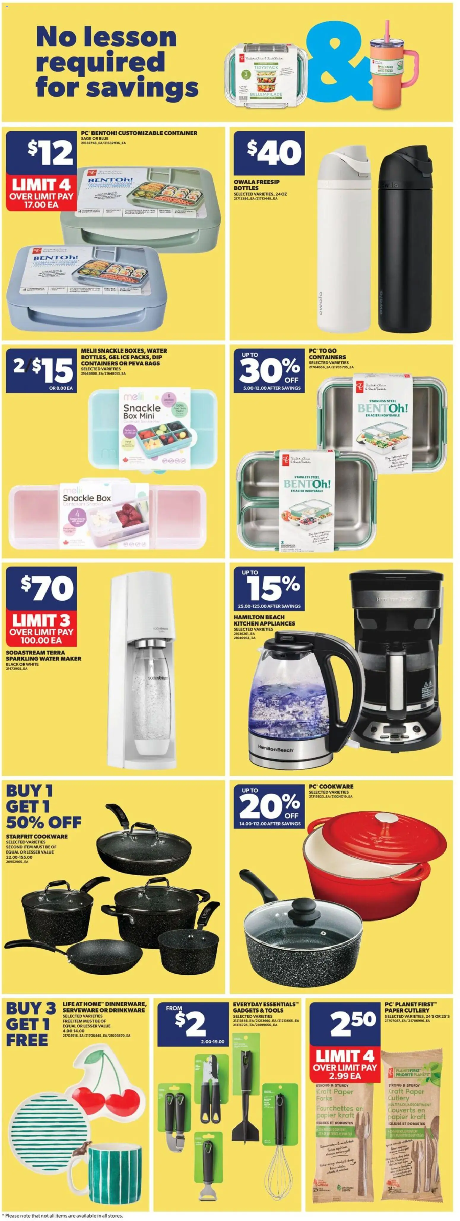 Real Canadian Superstore flyer valid from Jul 23, 2026 | Page: 33 | Products: PC, Tools, Box, Ice