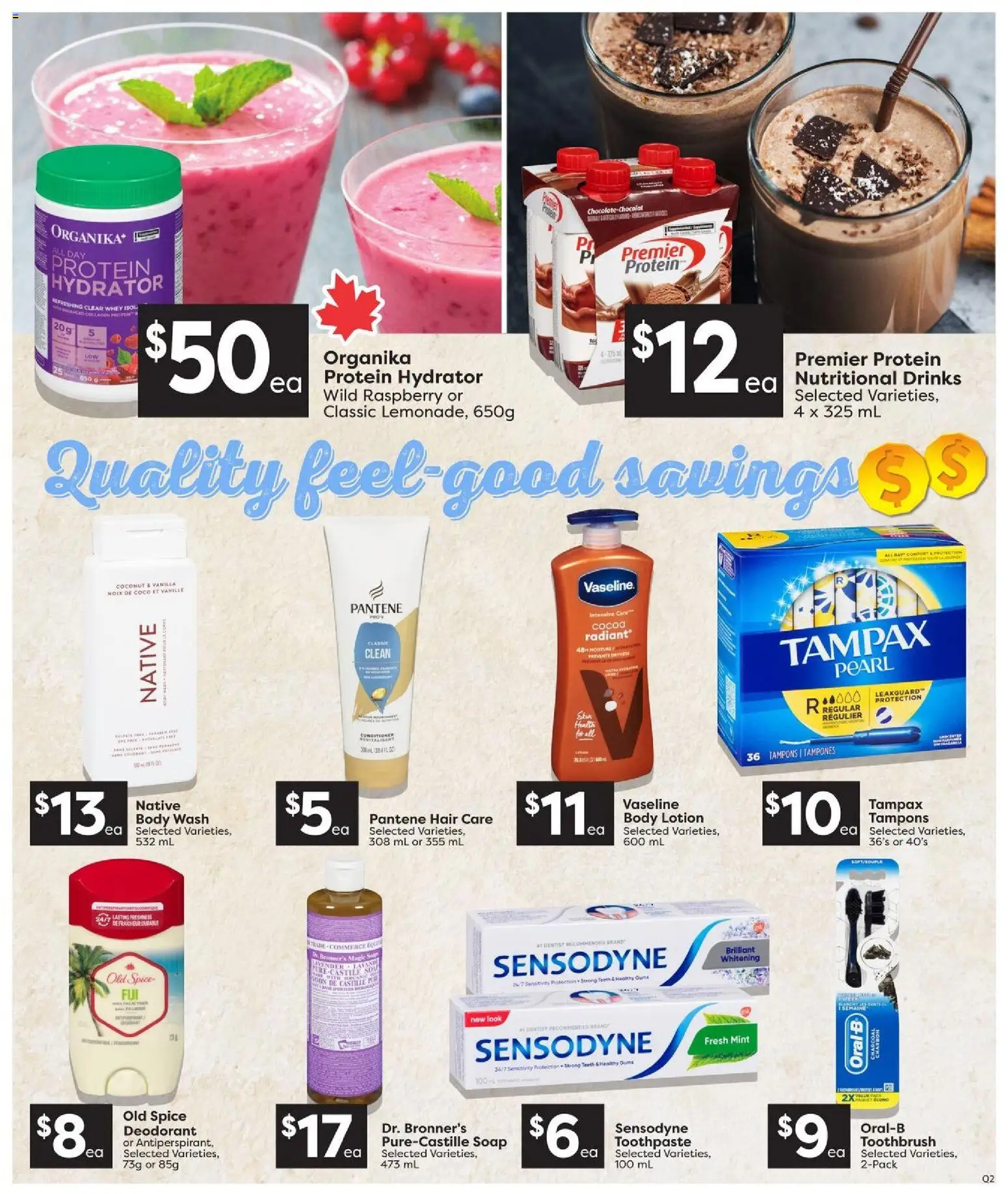 Quality Foods flyer valid from 11.06.2026 | Page: 14 | Products: Conditioner, Body lotion, Body wash, Toothpaste