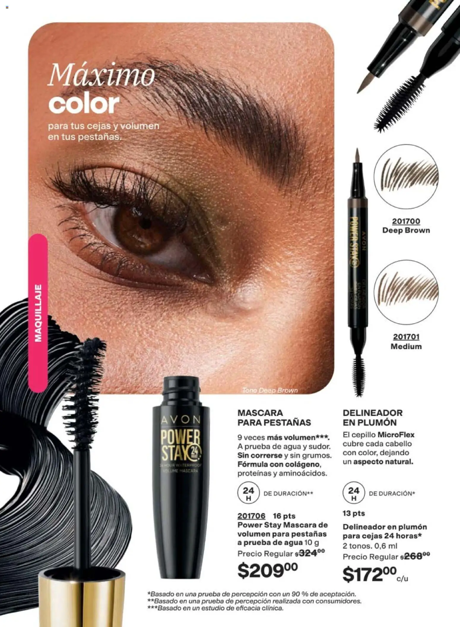 Nuevas ofertas de AVON válidas en toda la República Mexicana desde el 02.04.2026. ¡Encuentra las mejores ofertas en AVON campaña 6 2026! | Página: 86 | Productos: Cepillo, Máscara, Agua, Maquillaje