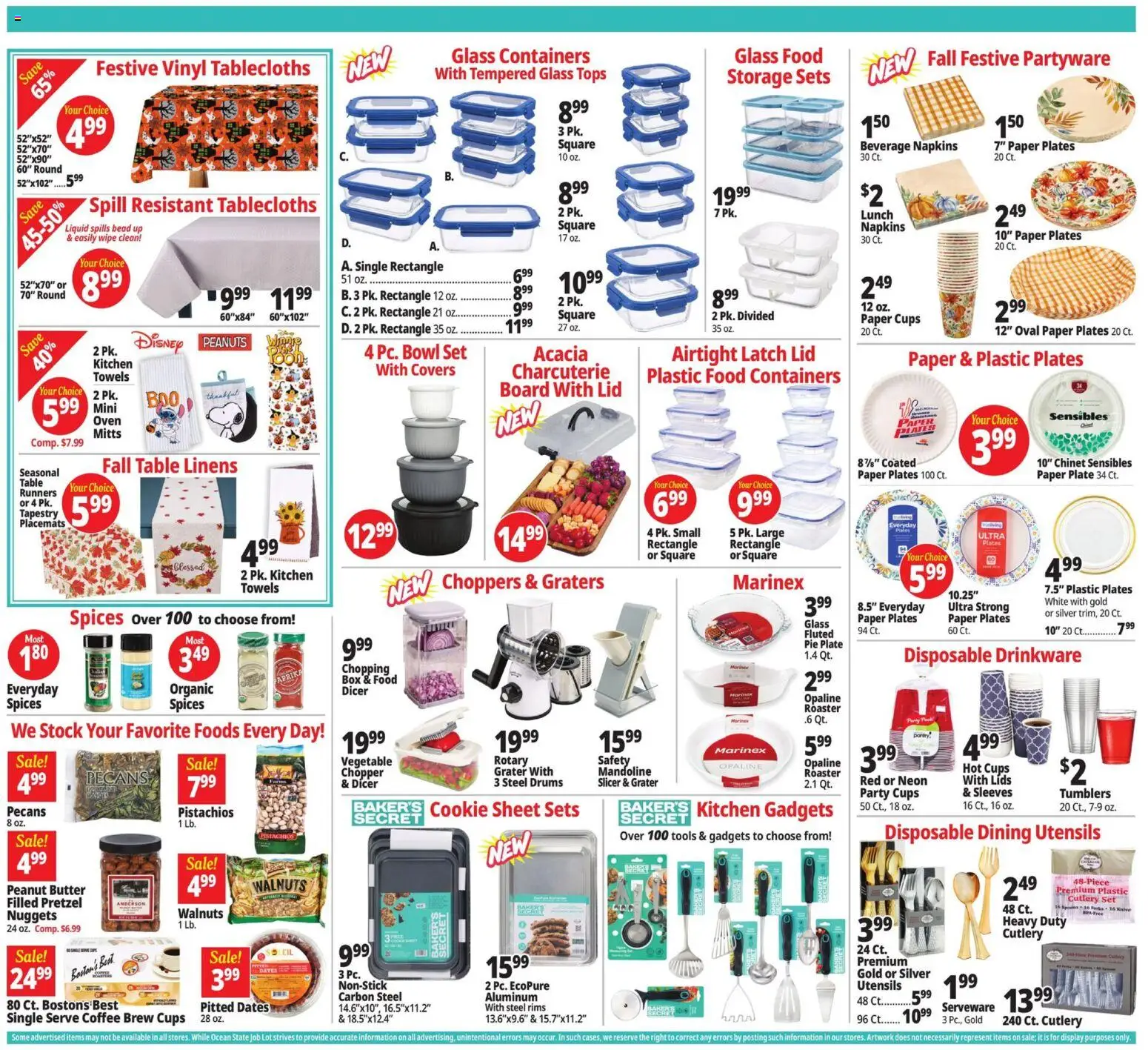 Ocean State Job Lot Weekly Ad - MA - valid from 09/24/2026 | Page: 9 | Products: Grater, Butter, Pc, Oven