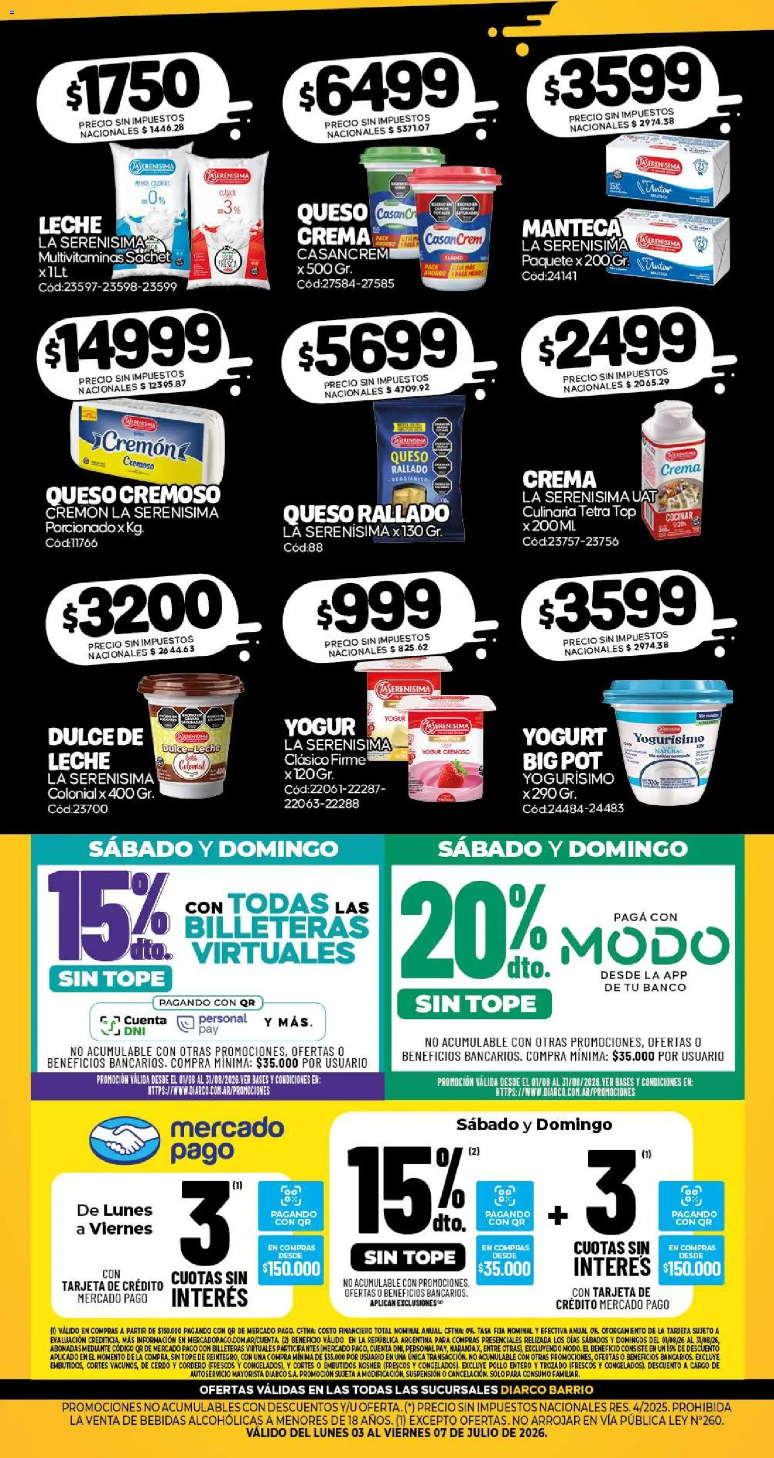 Diarco - Especial Locura De Precios │ válido desde el 03/08/2026 | Página: 2
