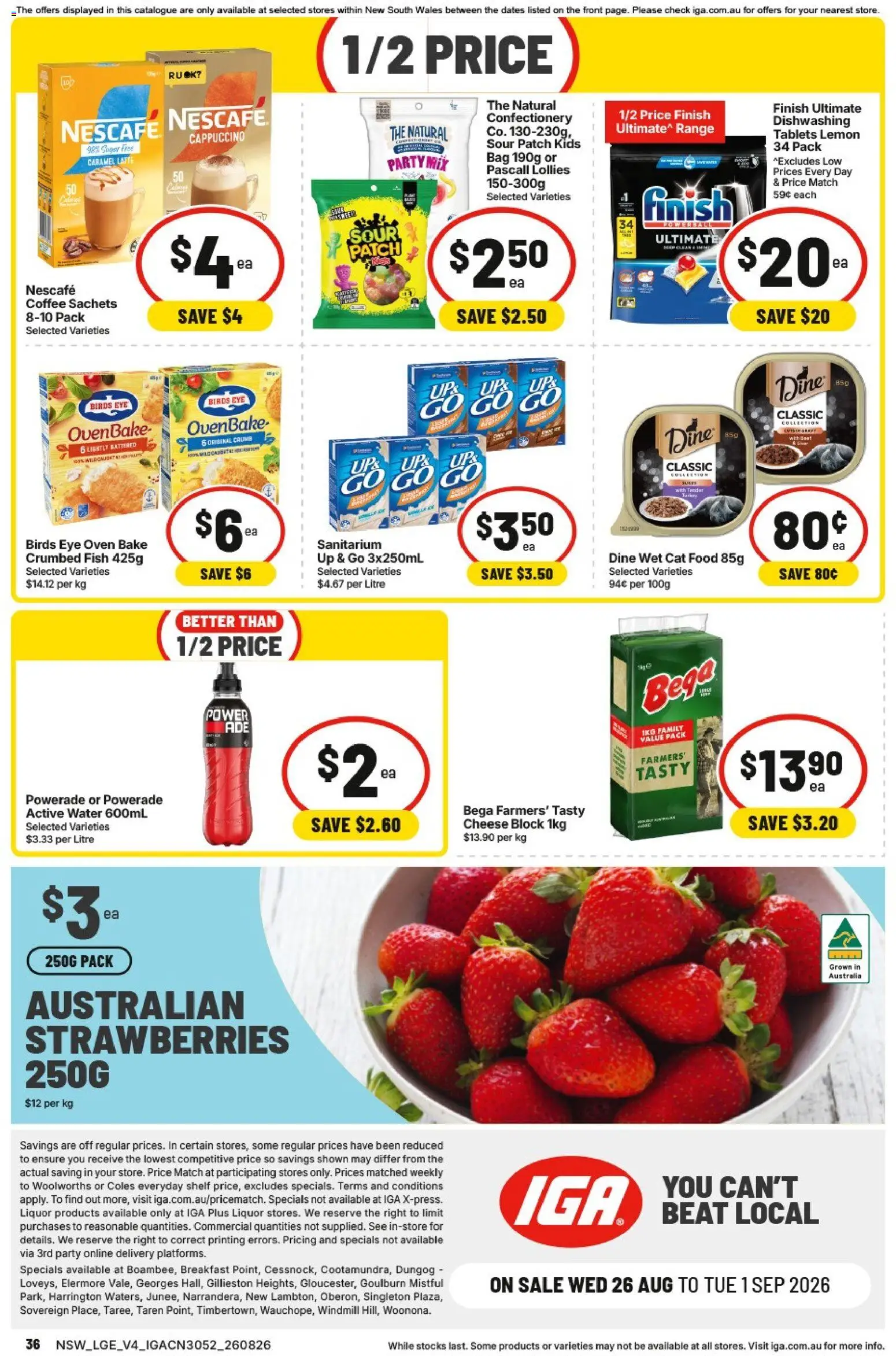 IGA catalogue - valid from 25/08/2026 | Page: 6 | Products: Shelf, Food, Confectionery, Cheese