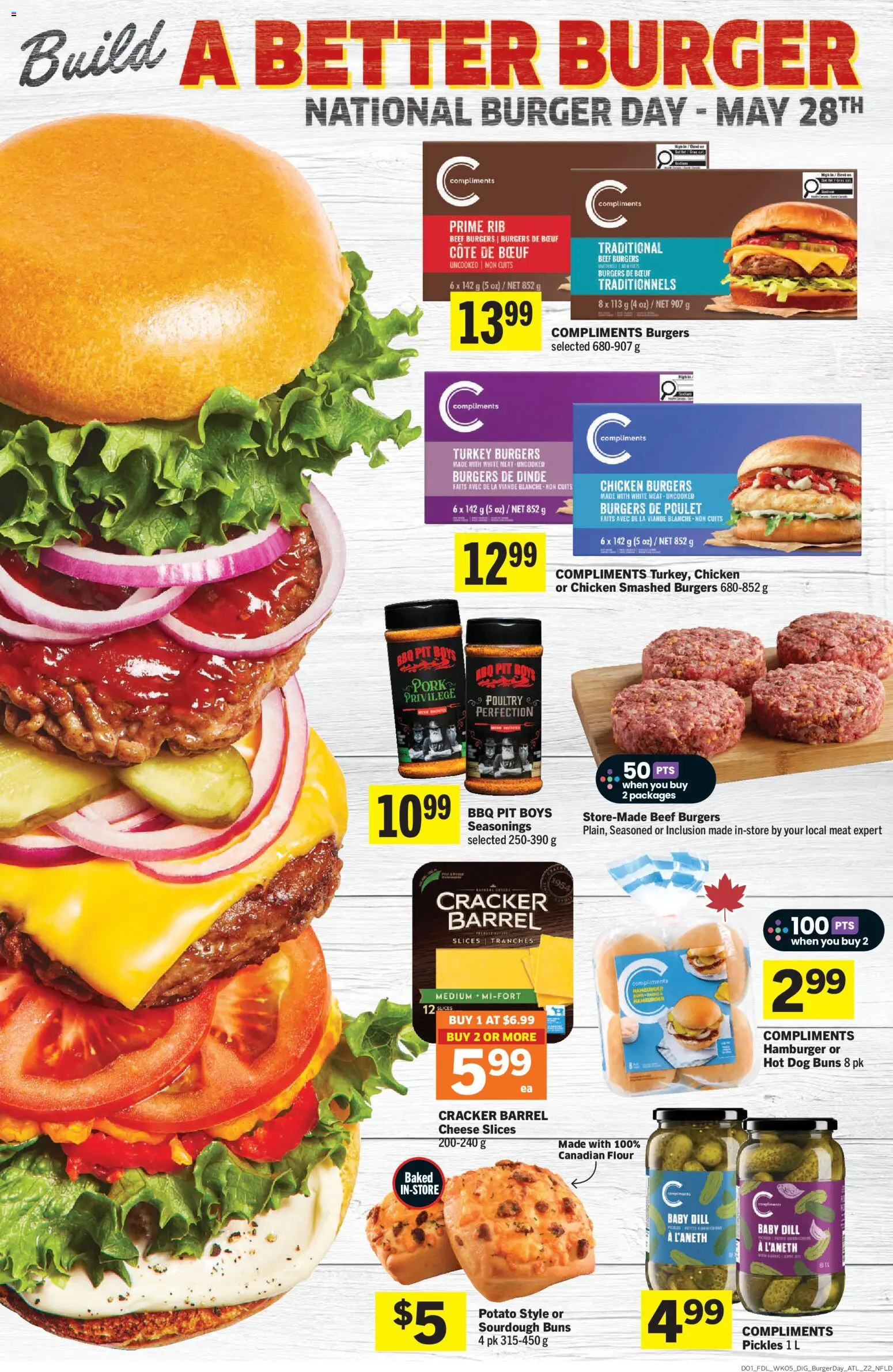 Foodland flyer valid from 28.05.2026 | Page: 10 | Products: Beef, Turkey, Cheese, Chicken