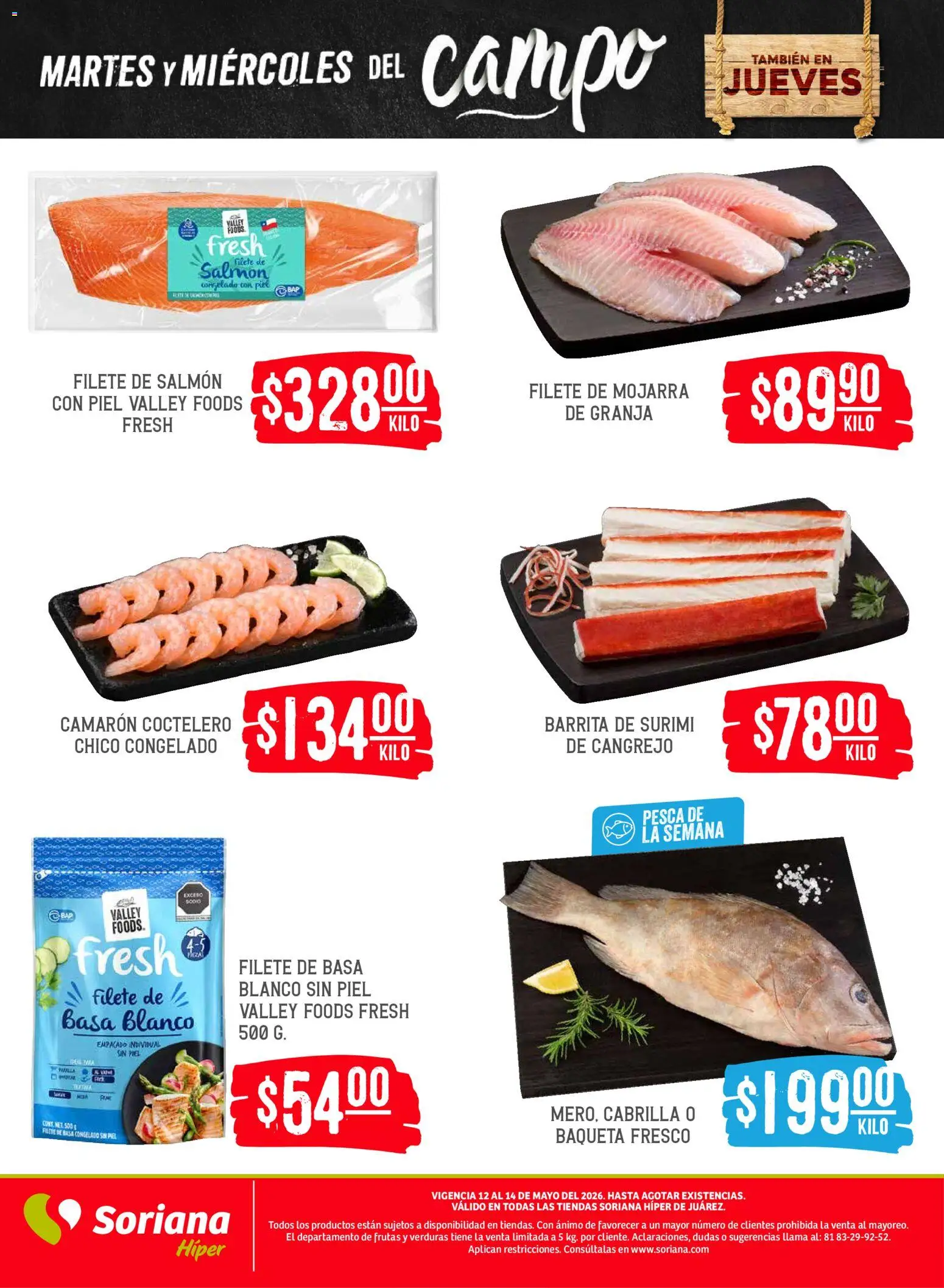 Nuevas ofertas de Soriana válidas en toda la República Mexicana desde el 12.05.2026. ¡Encuentra las mejores ofertas en Soriana folleto! | Página: 5