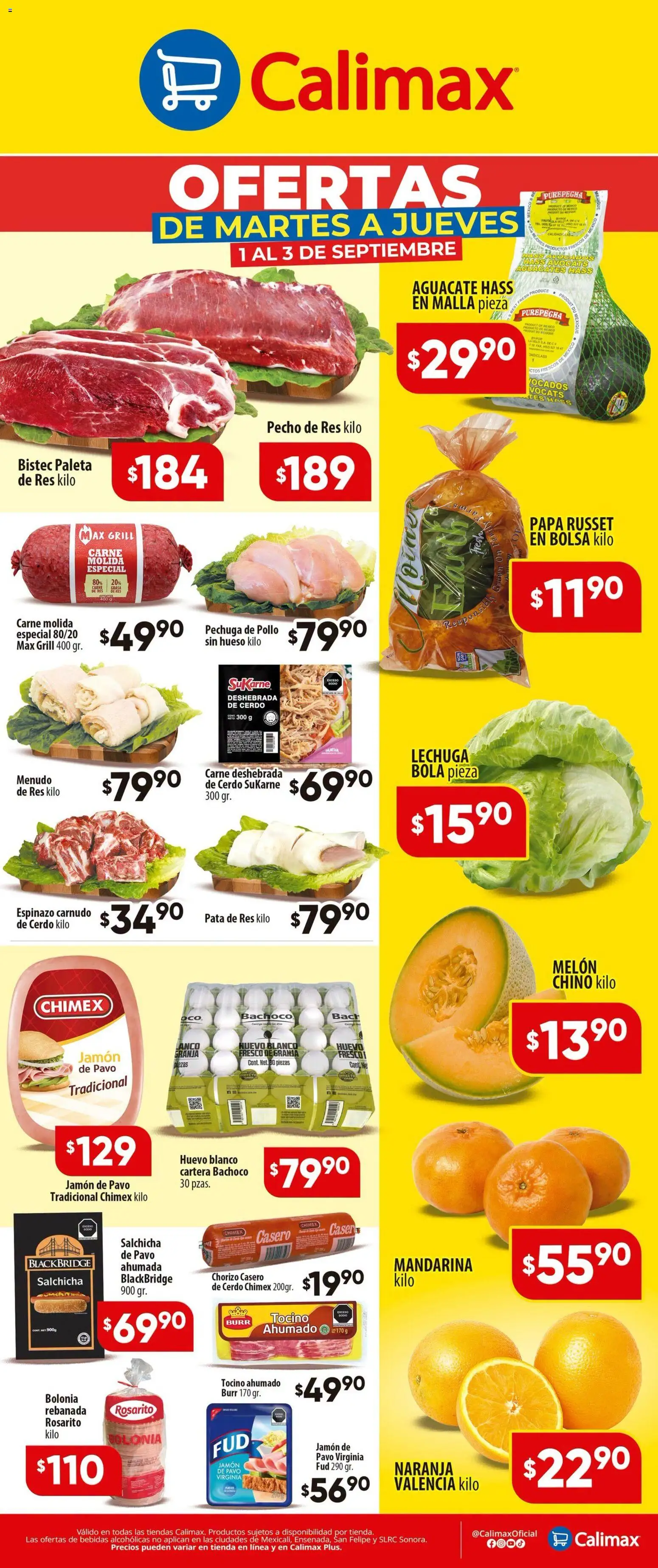 Nuevas ofertas de Calimax válidas en toda la República Mexicana desde el 01/09/2026. ¡Encuentra las mejores ofertas en Calimax folleto! | Página: 1