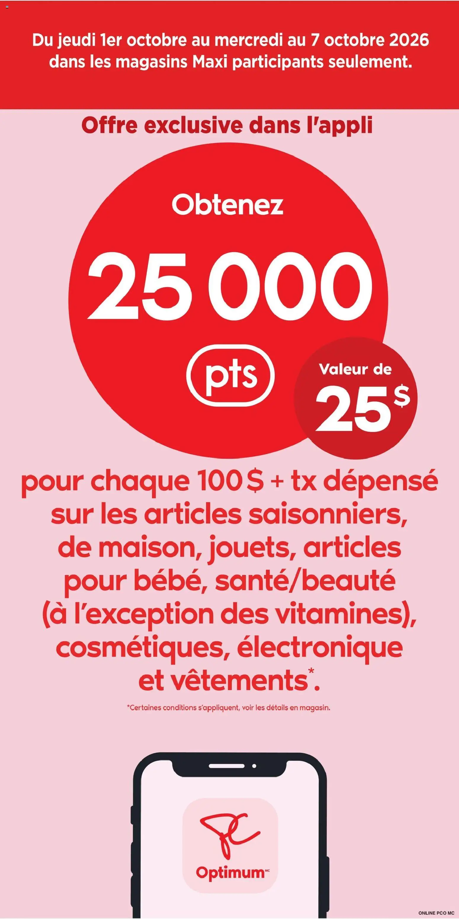 Maxi flyer valid from Oct 1, 2026 | Page: 4