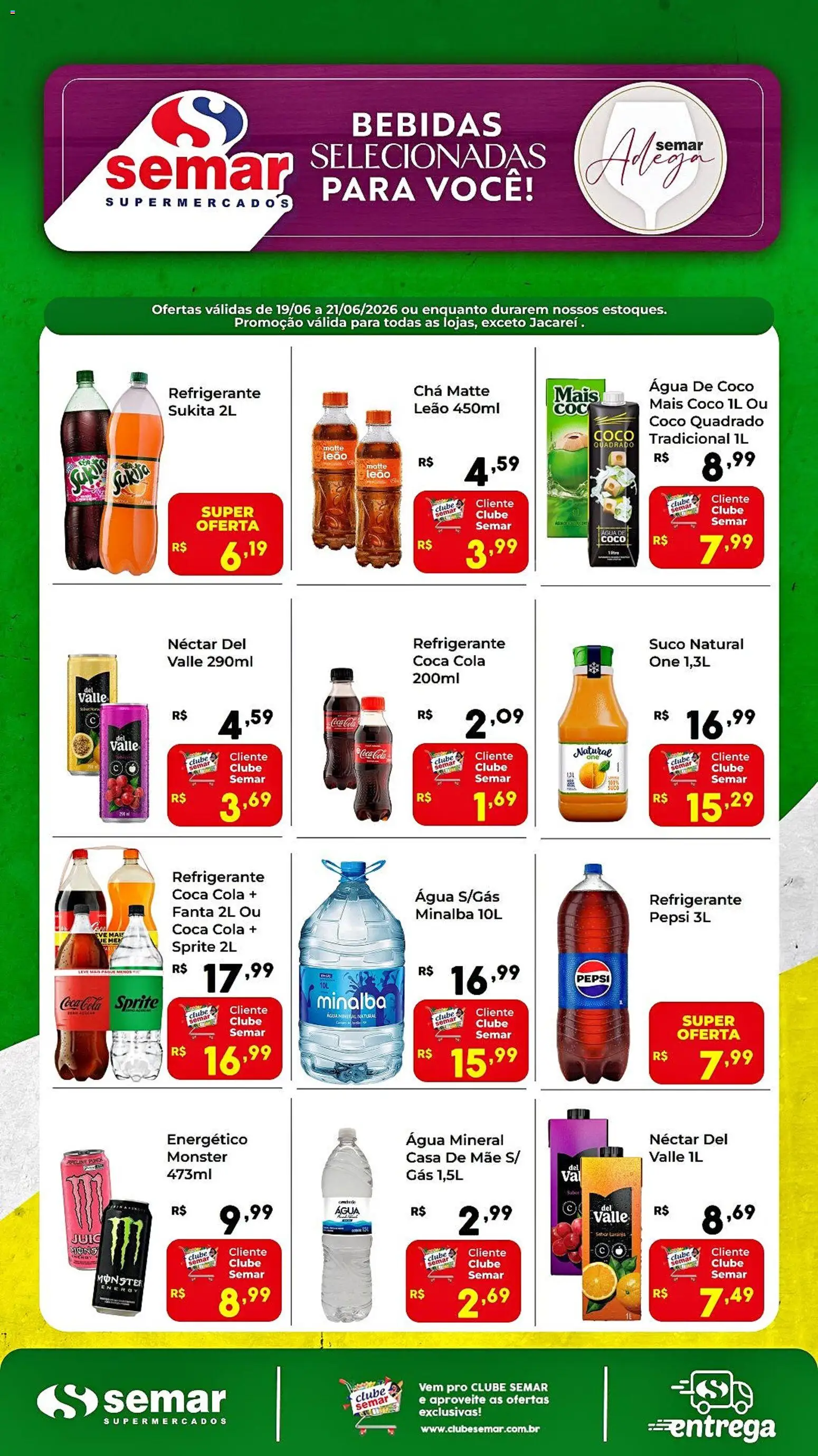 Semar Supermercado Folheto - válido de 19.06.2026 | Página: 1