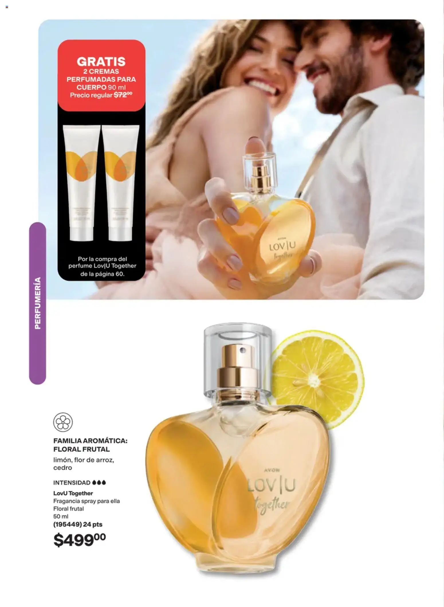 Nuevas ofertas de AVON válidas en toda la República Mexicana desde el 02/10/2026. ¡Encuentra las mejores ofertas en AVON campaña 15 2026! | Página: 60 | Productos: Perfume, Fragancia