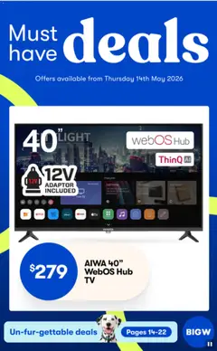 Preview of Big W Catalogue - valid from 14.05.2026
