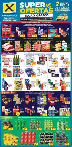 X Supermercados ofertas Osasco - Pré-Visualização do folheto da loja X Supermercados, válido de 21/08/2026