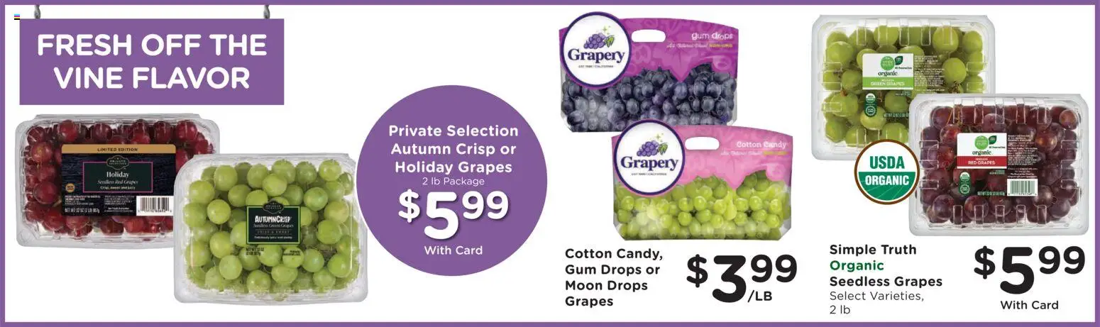 Fry's Food Weekly Ad - valid from 09/02/2026 | Page: 10 | Products: Candy, Grapes, Seedless grapes