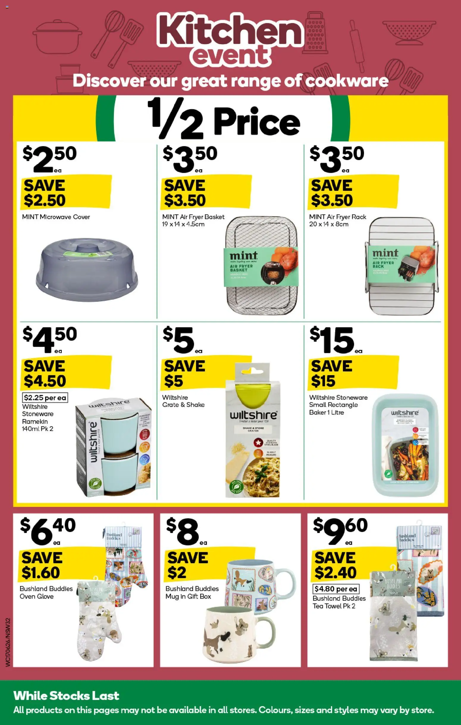 Woolworths catalogue - valid from 17.06.2026 | Page: 32 | Products: Grate, Box, Cookware, Microwave