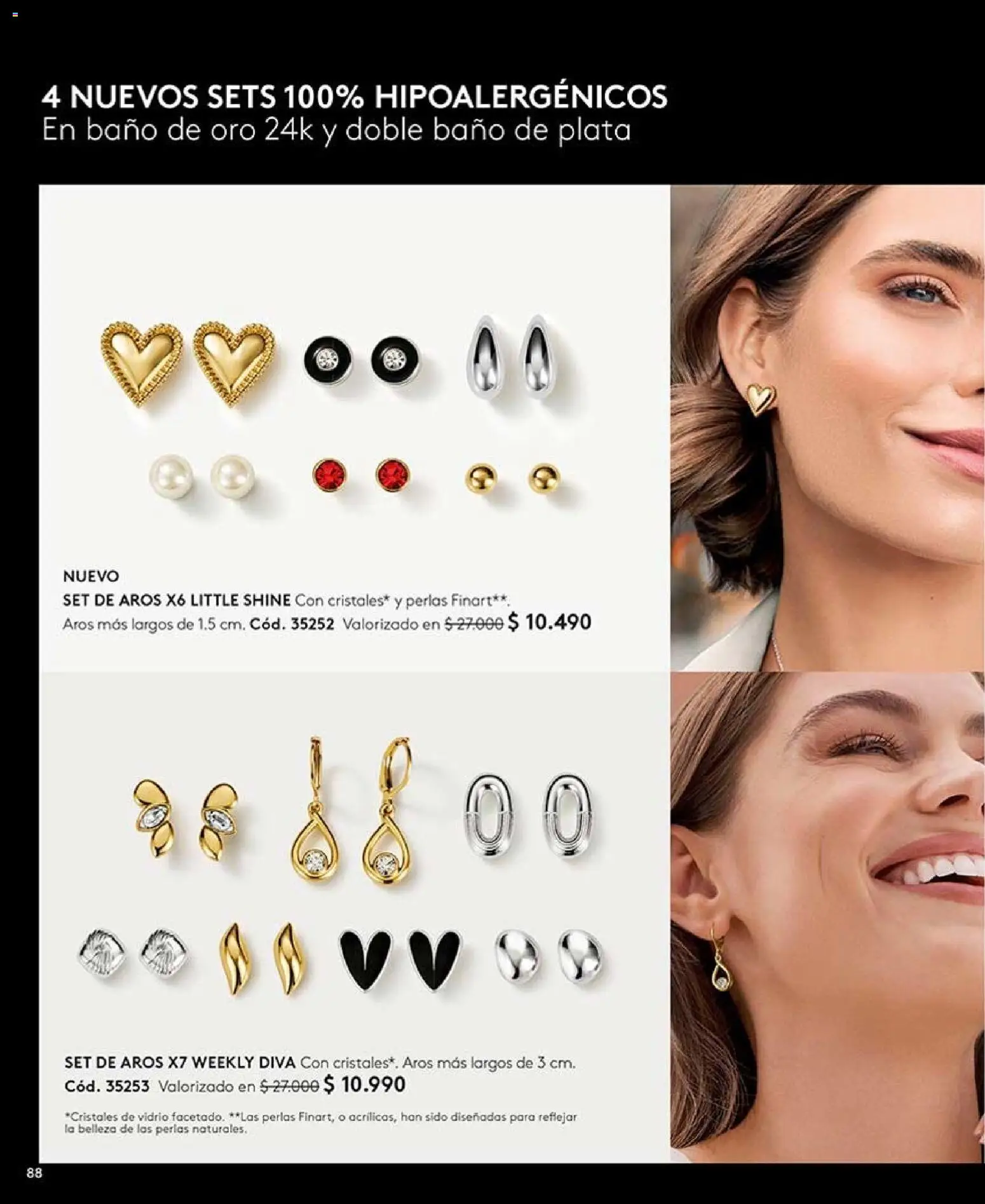 Catálogo Ésika Campaña 12 │ válido desde el 06.07.2026 | Página: 88 | Productos: Baño, Aros